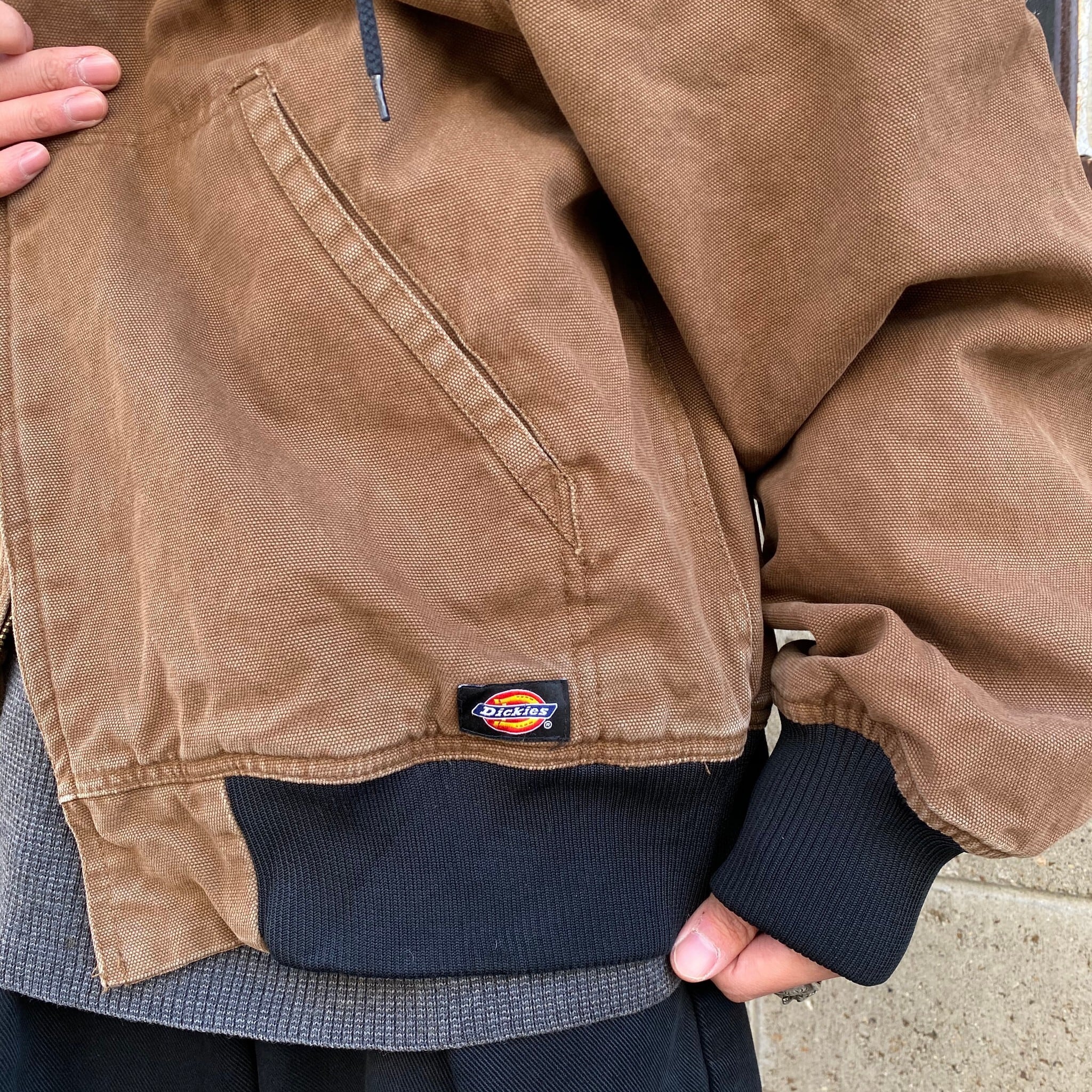 Dickies ディッキーズ アクティブジャケット型 ダック地 フルジップ