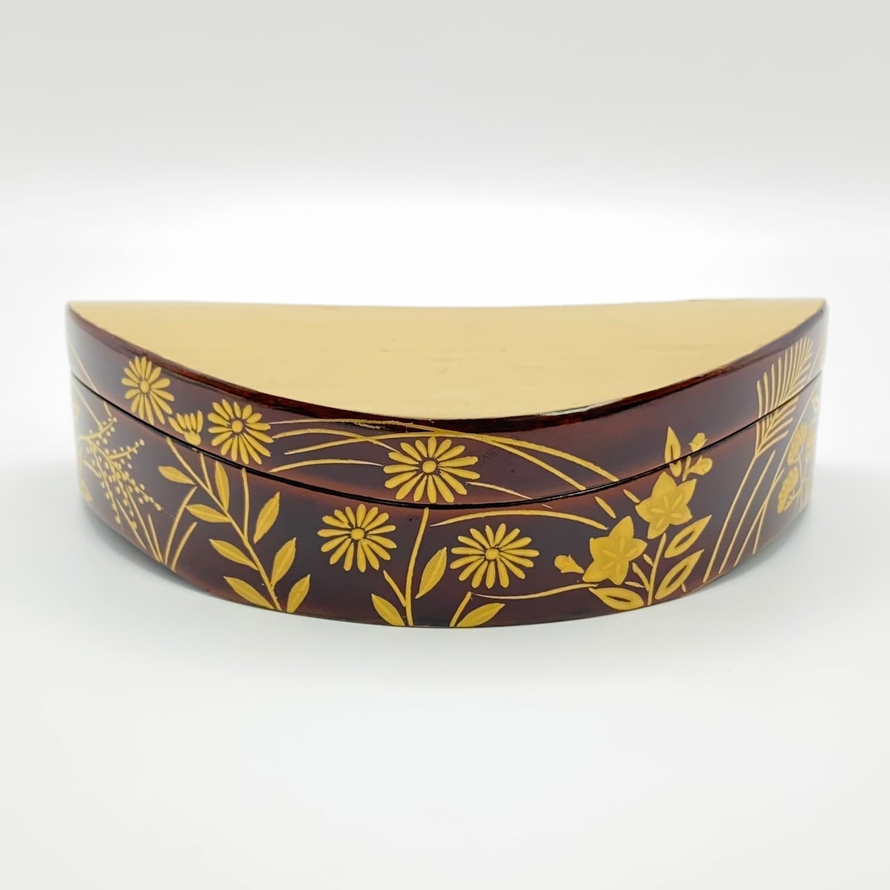 新古】竹香合 三日月形 鵬雲斎好写 北村葵春 共箱入 | 錦玉堂