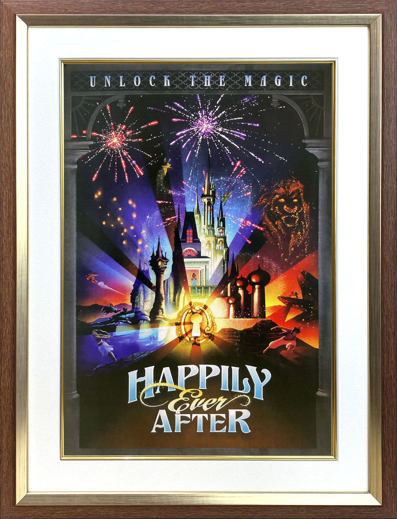 ディズニー テーマパーク ポスター「ハッピー エバー アフター 2017