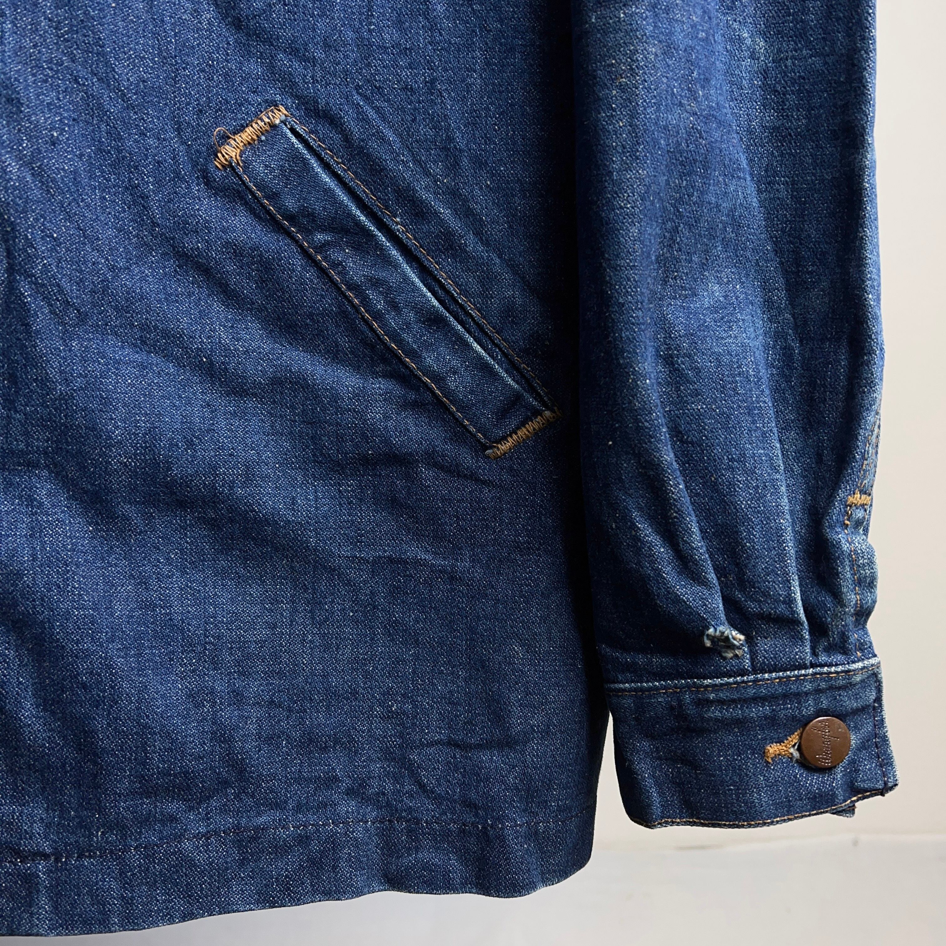 70's~80's Wrangler Denim Shirt Jacket JS140NV【0110A12】【送料無料