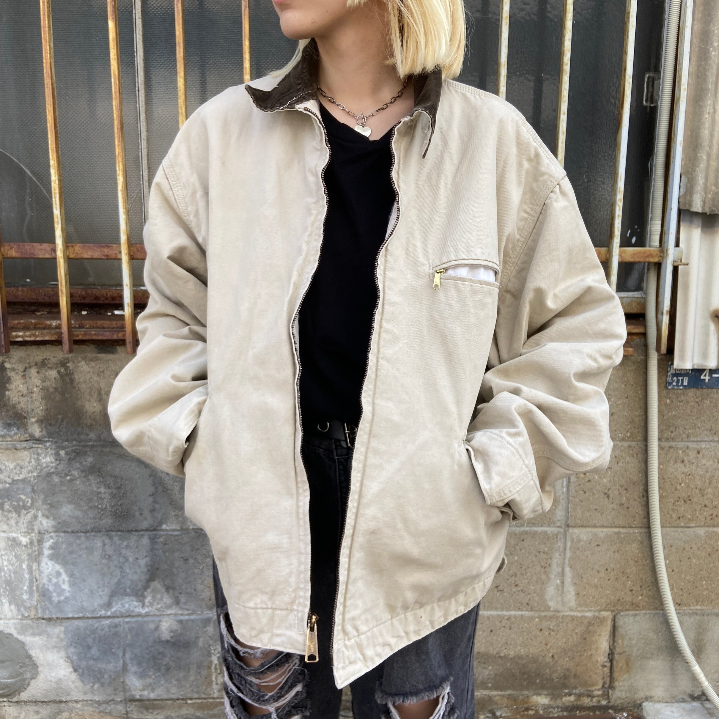 80年代 USA製 Carhartt カーハート デトロイトジャケット メンズXL