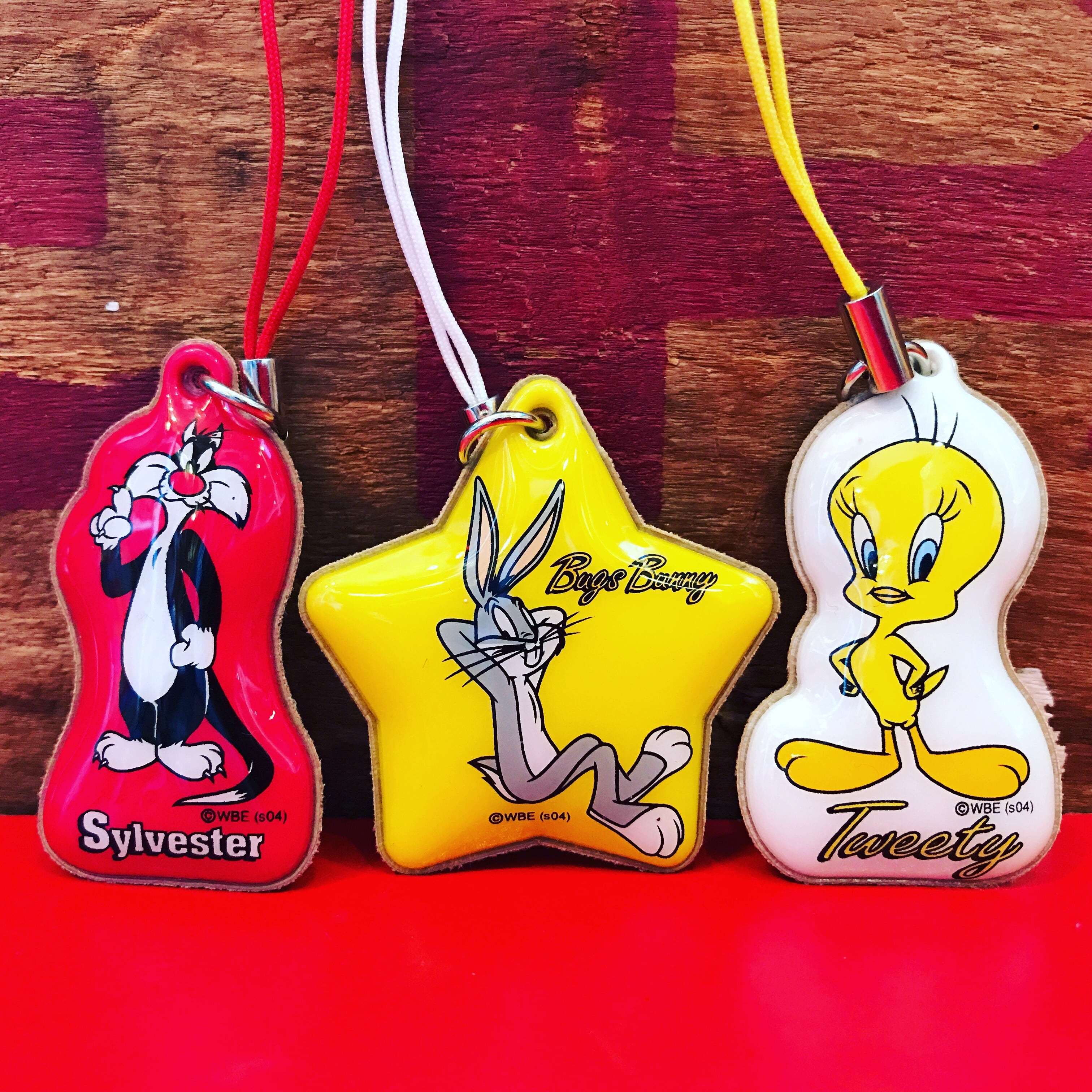 ルーニーテューンズ トゥイーティー 携帯クリーナー付 ストラップ