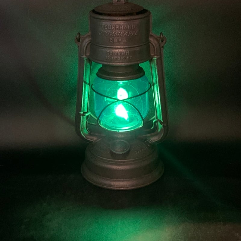 ホヤのみ FEUERHAND 276.275 グリーン | Oldman's lantern