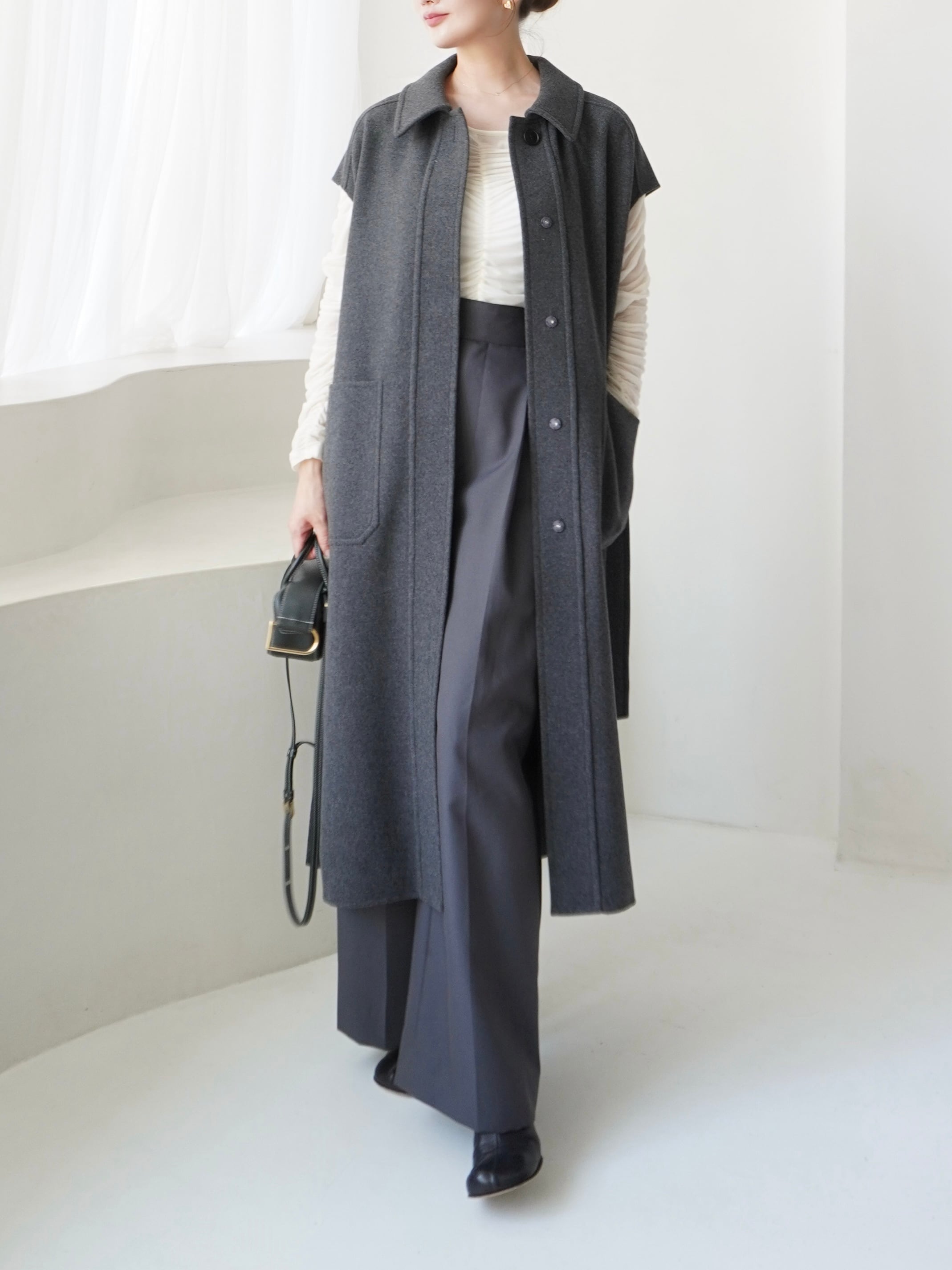 rever gilet coat 