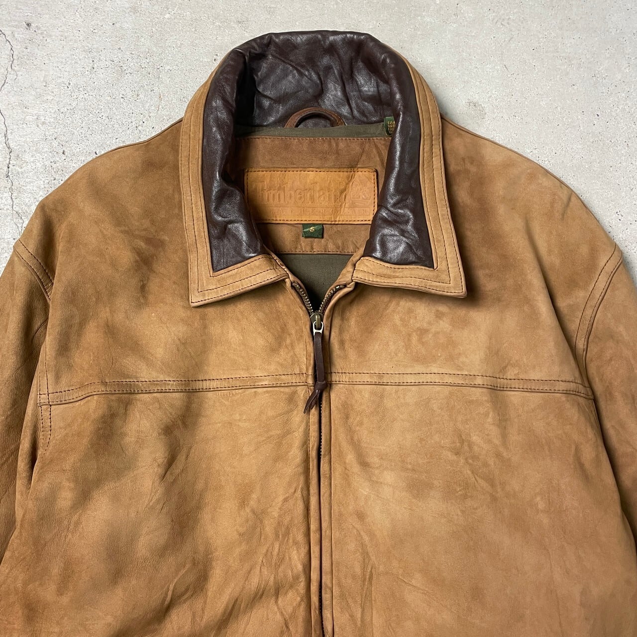 90年代 Timberland ティンバーランド ヌバックレザーブルゾン スポーツ