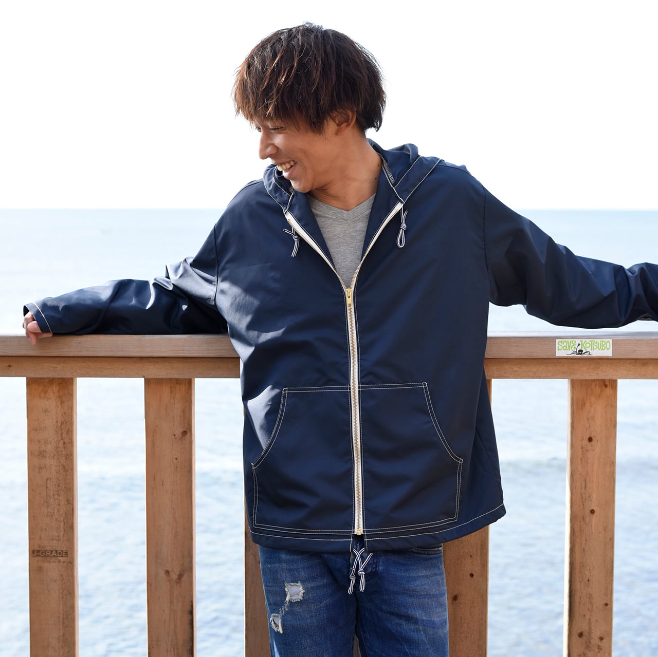 クラシック フードジャケット（ブルー） | surfers Online Store