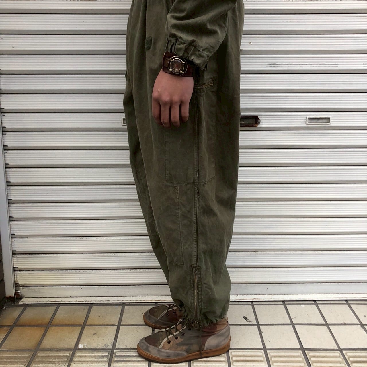 貴重 50s フランス軍 実物 French Army オールインワン つなぎ