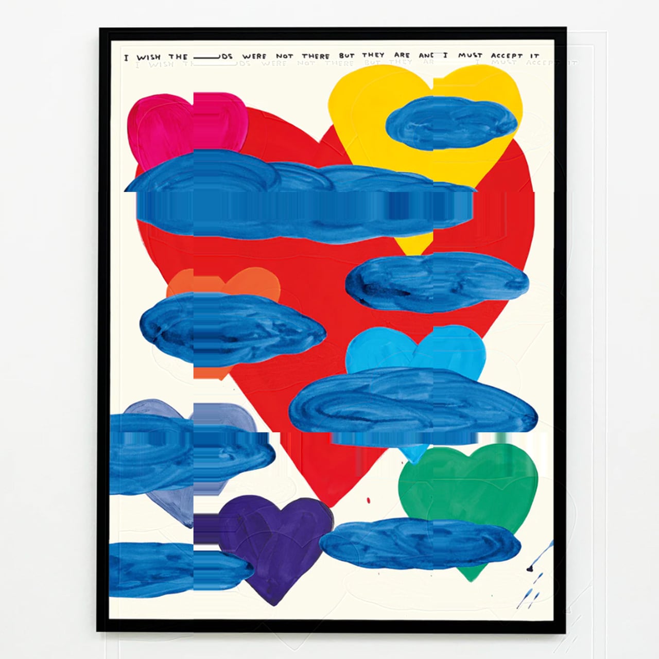 オンライン限定SALE＞額装済ポスター: DAVID SHRIGLEY: I Wish The