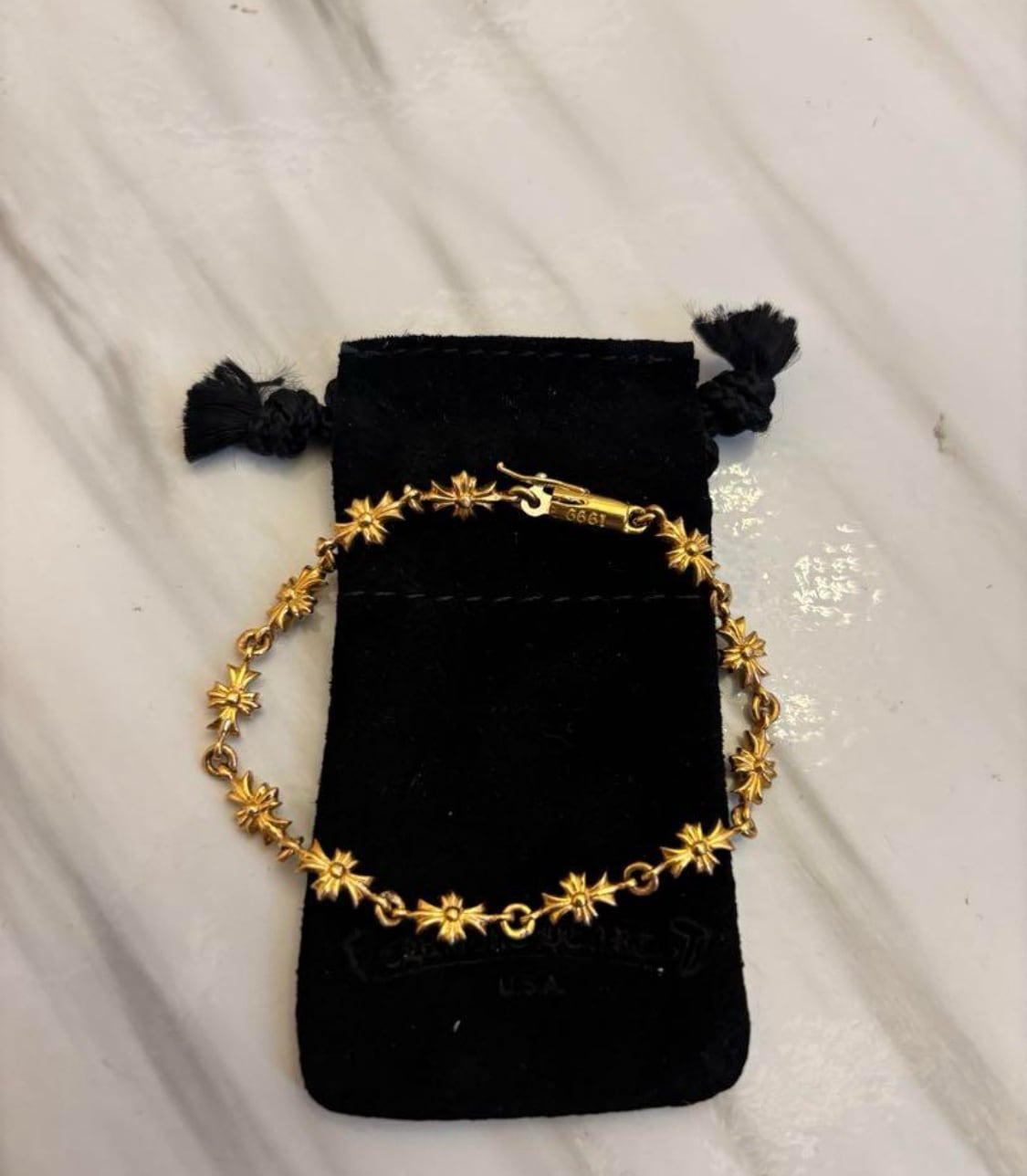 CHROME HEARTS クロムハーツ タイニーE CHプラス ブレスレット 13