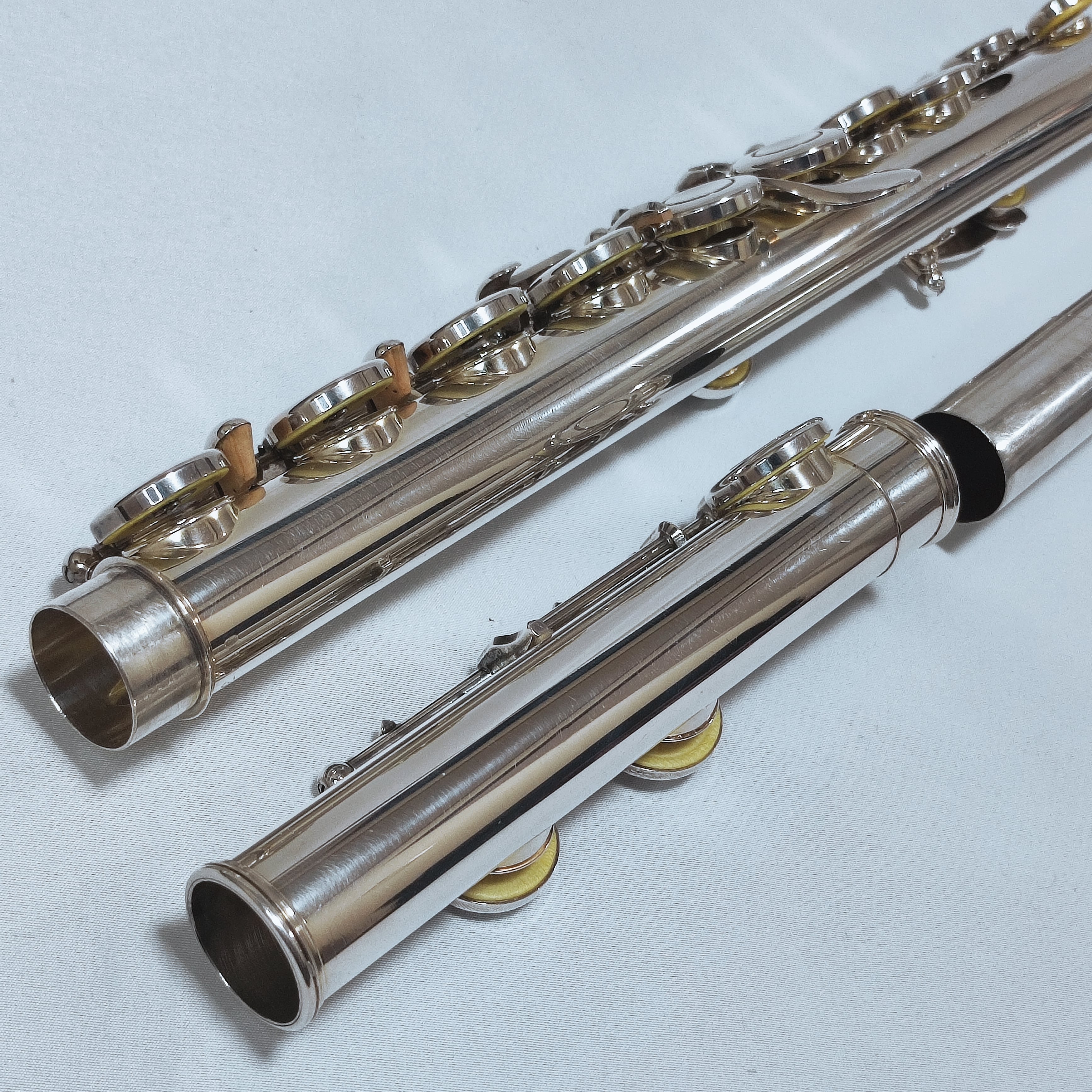 ヤマハ フルート YFL-411 管体銀製 Eメカ付 調整済 良品 | 管楽器工房織