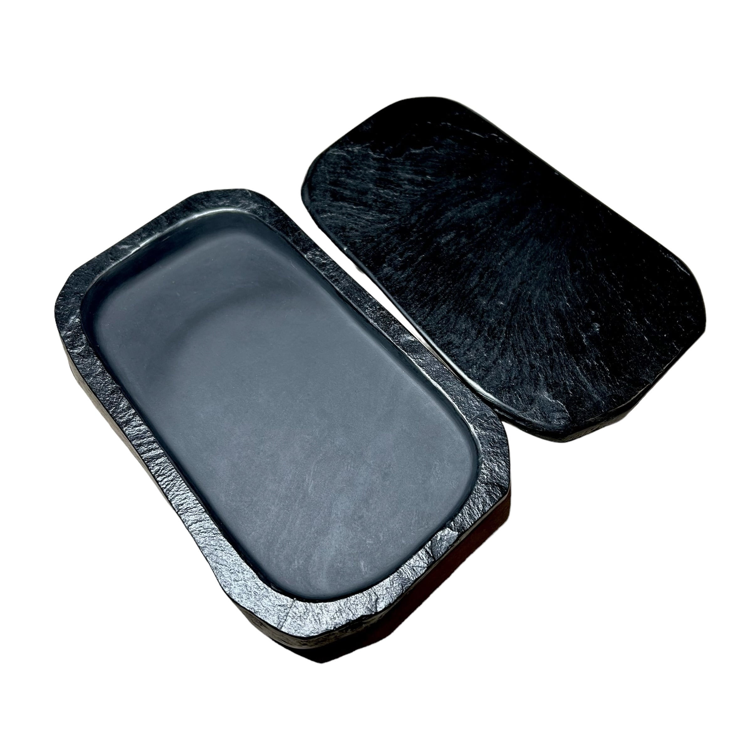 天然石蓋付硯No.8 | 甲州雨畑硯 峯硯堂本舗