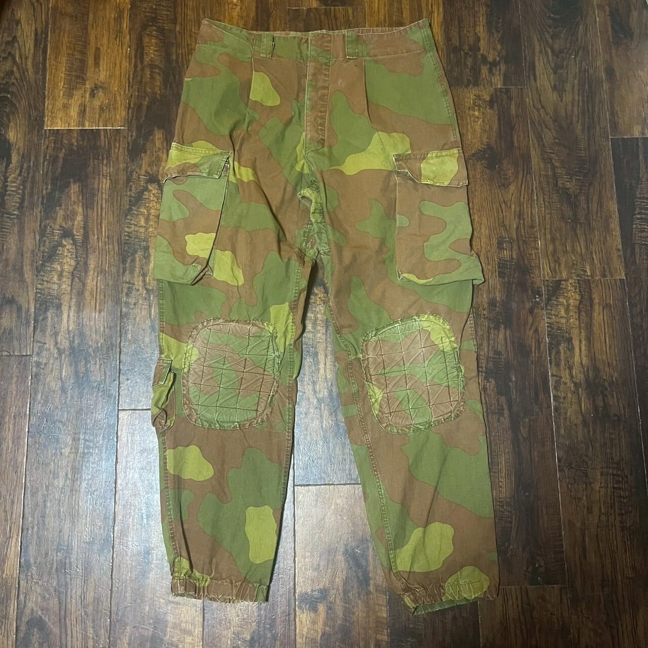 60s イタリア軍 実物 M-29 サンマルコカモ カーゴパンツ W90cm L パラ