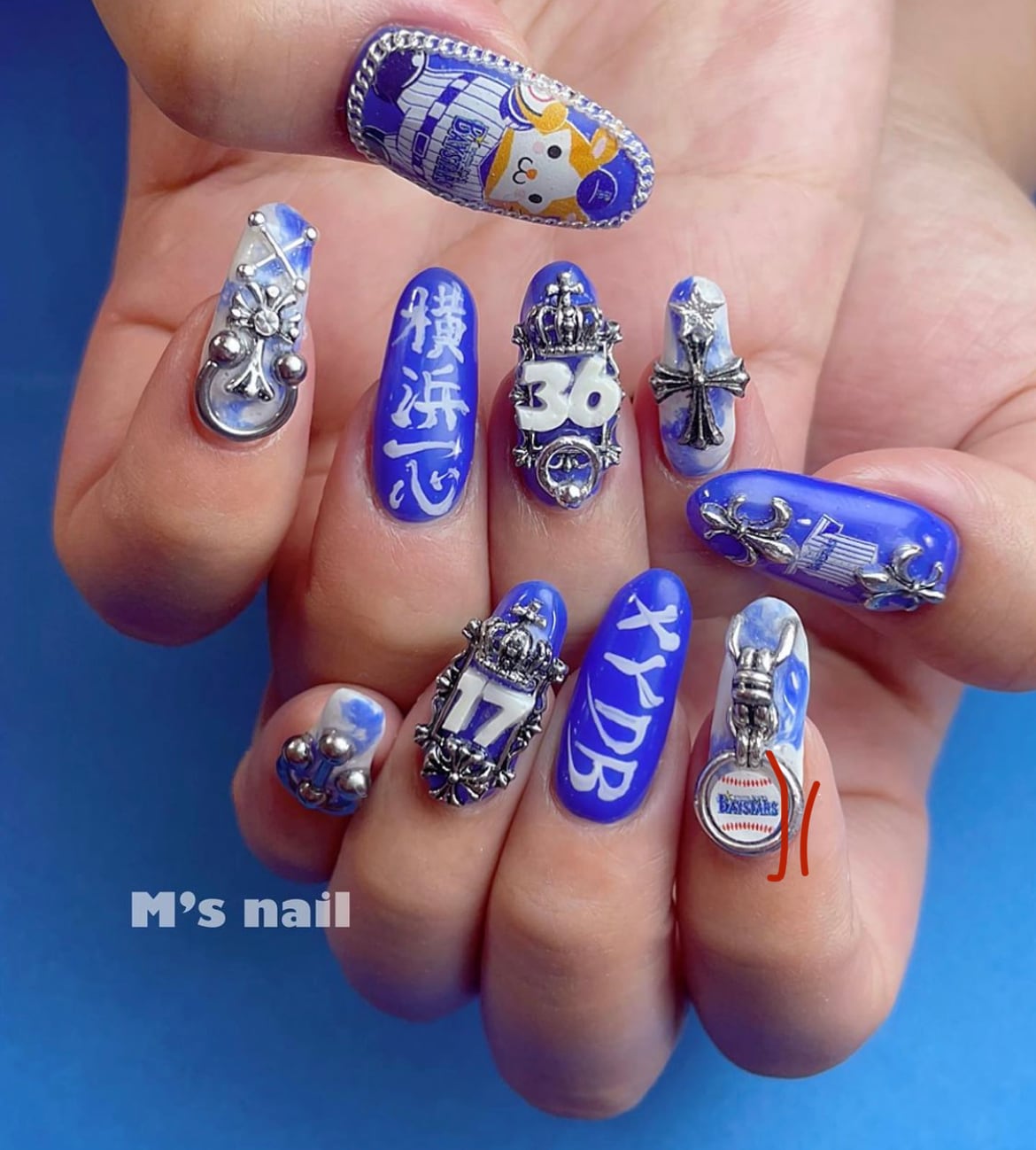 おなまえパーツ3文字 ひらがな＆カタカナ＆数字 ネイルパーツ | marumi