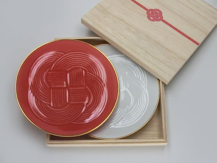 ODA03-5005B 結 組皿揃 木箱入 | 山勝美濃陶苑 公式オンラインショップ