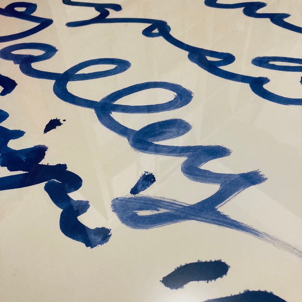 Next Vintage! Cy Twombly サイ・トゥオンブリー 特注額装済みポスター