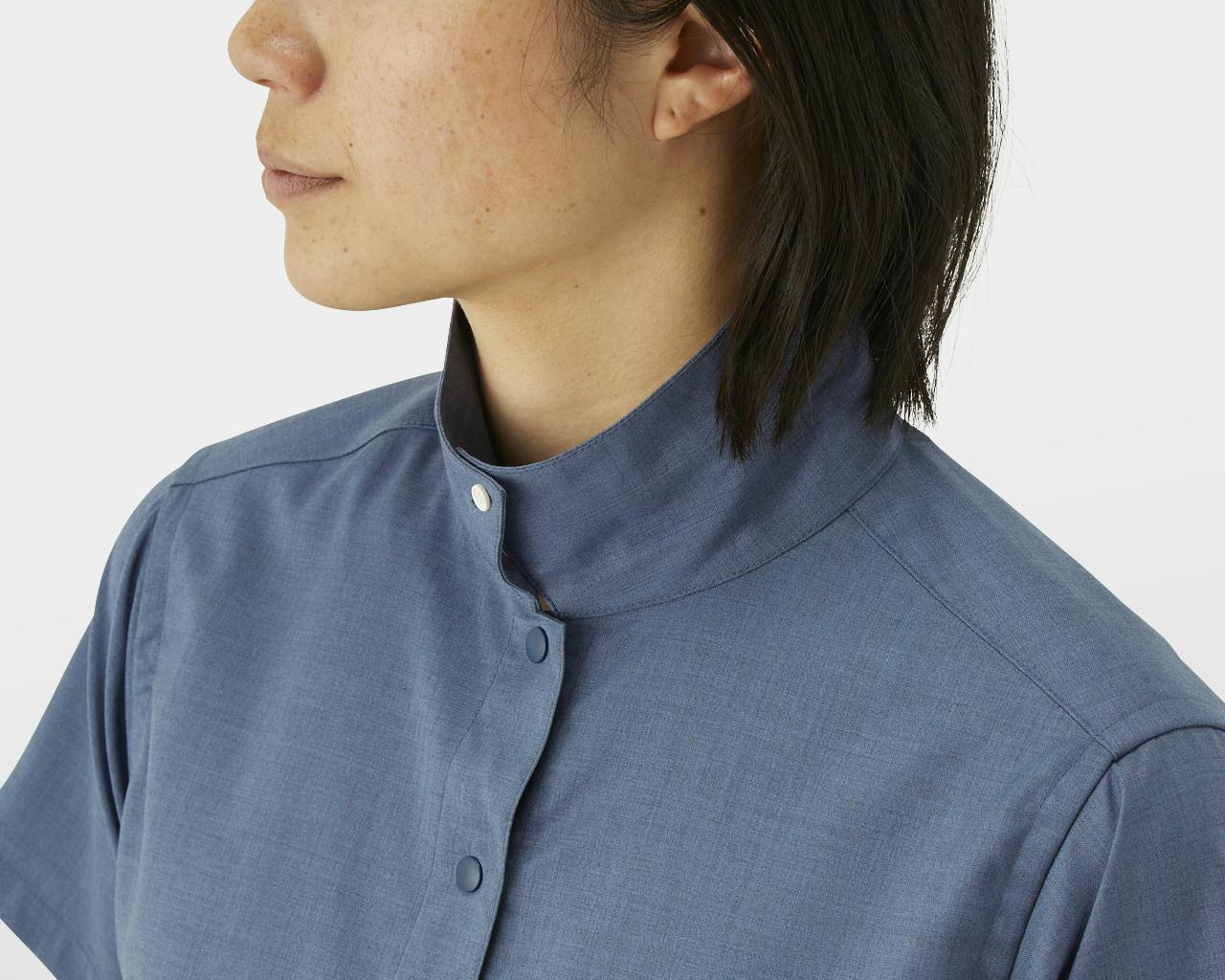 山と道 / MERINO SHORT SLEEVE SHIRT（WOMEN） | st. valley house