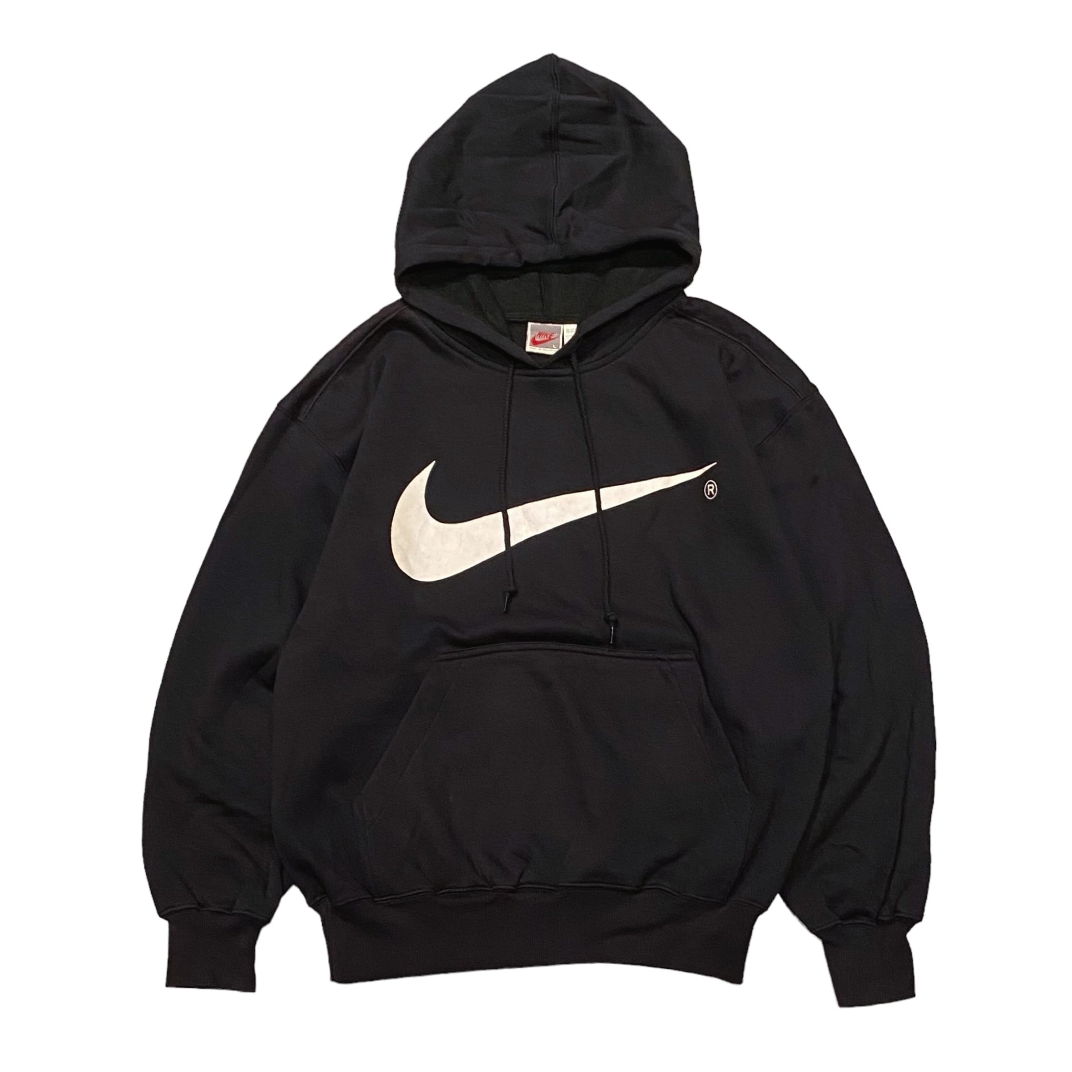 90's NIKE Swoosh Sweat Parka L / ナイキ スウェット パーカー ス