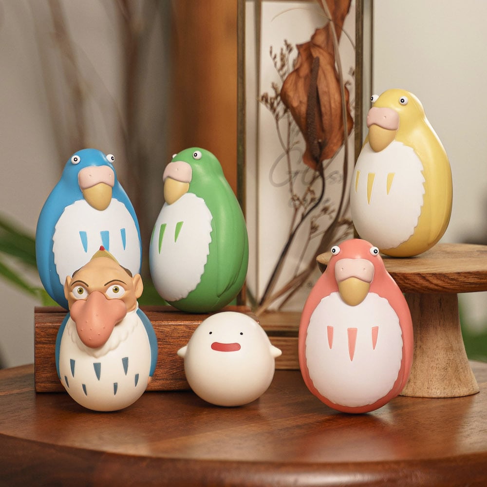 君たちはどう生きるか ゆらゆらおきあがりこぼし インコマン青・緑