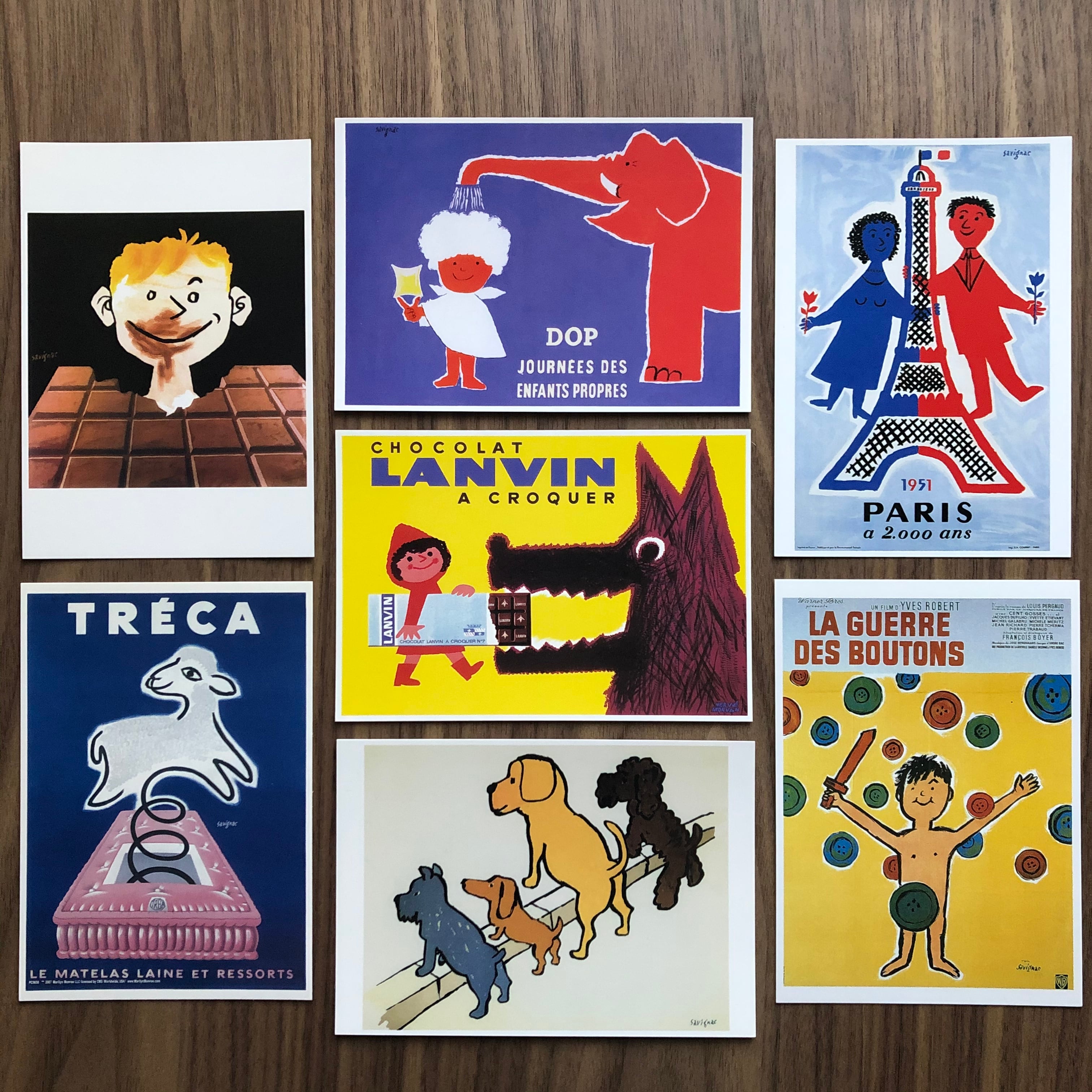 サヴィニャックのポストカード | ヒイラギのはね(あまみ陶器店)