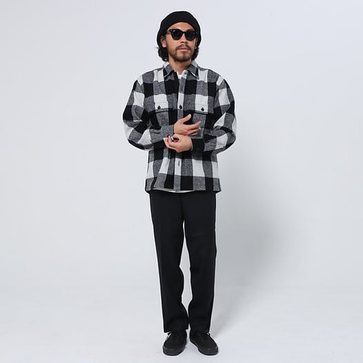 KAJA WOOL BUFFALO CHECK CPO JACKET | KAJA