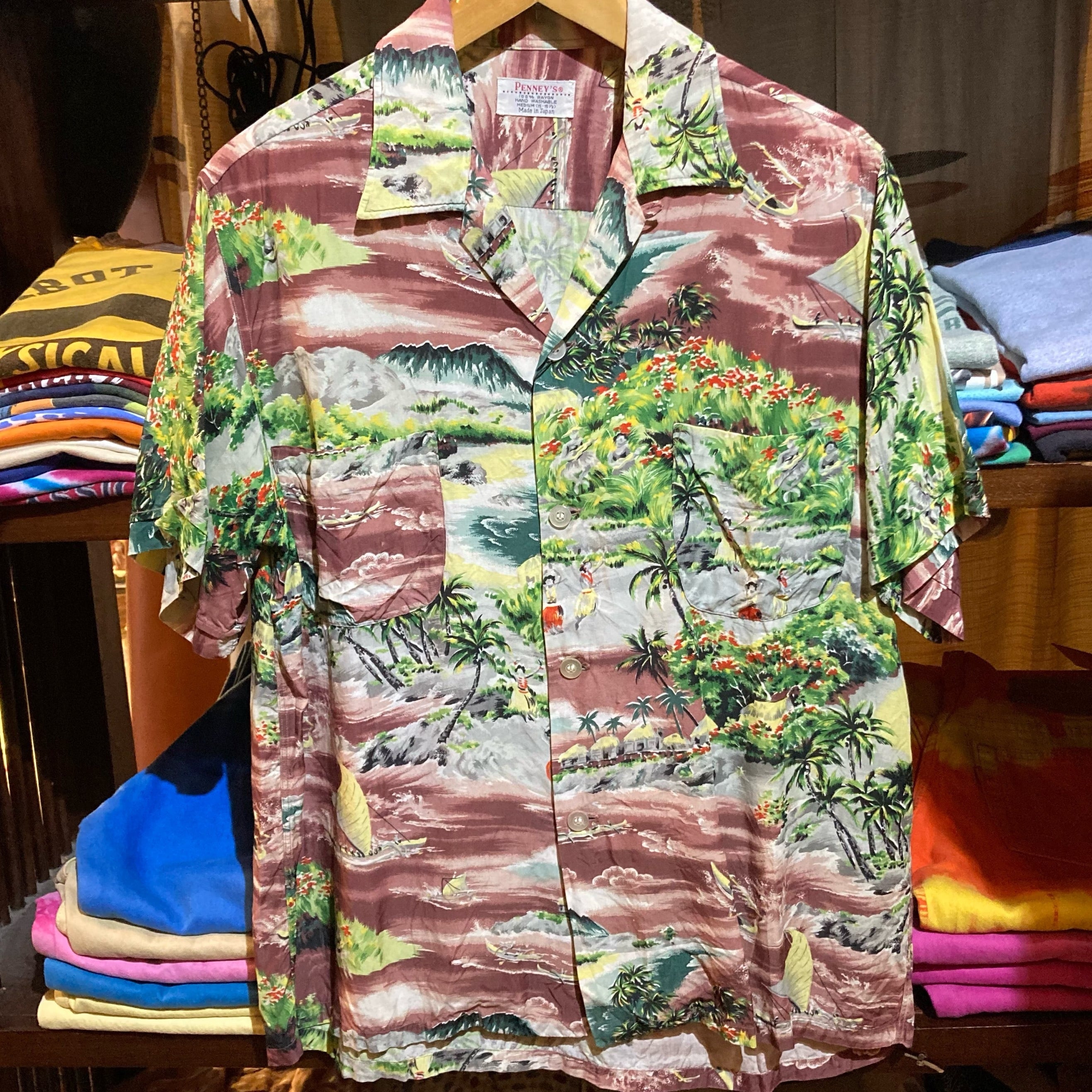 60s vintage Penney's ヴィンテージ ペニーズ ハワイアンシャツ アロハ