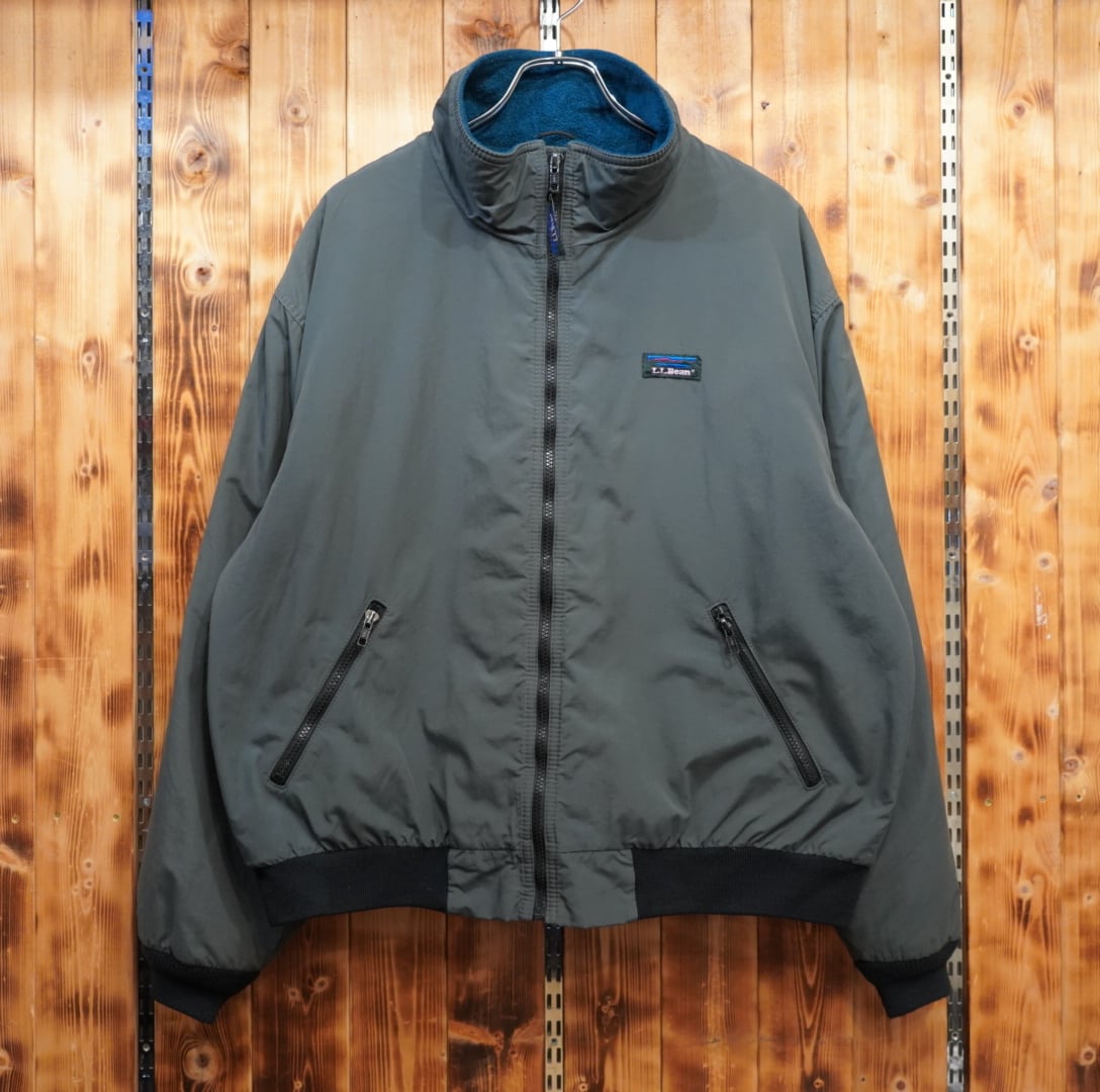 80s l.l.bean warm up jacket L〜XL位/llbean エルエルビーン フリース