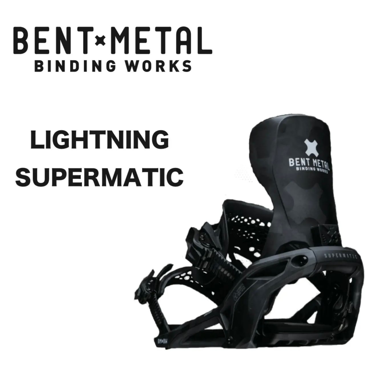 BENT×METAL 『 LIGHTNING SUPERMATIC - Black 』 25-26 スノーボード