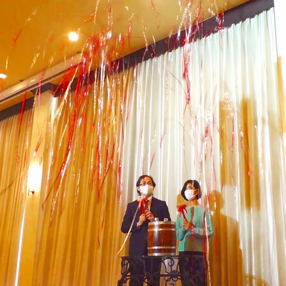 鏡開き用クラッカーワイン樽【Sサイズレンタル】 | w-style | 結婚式