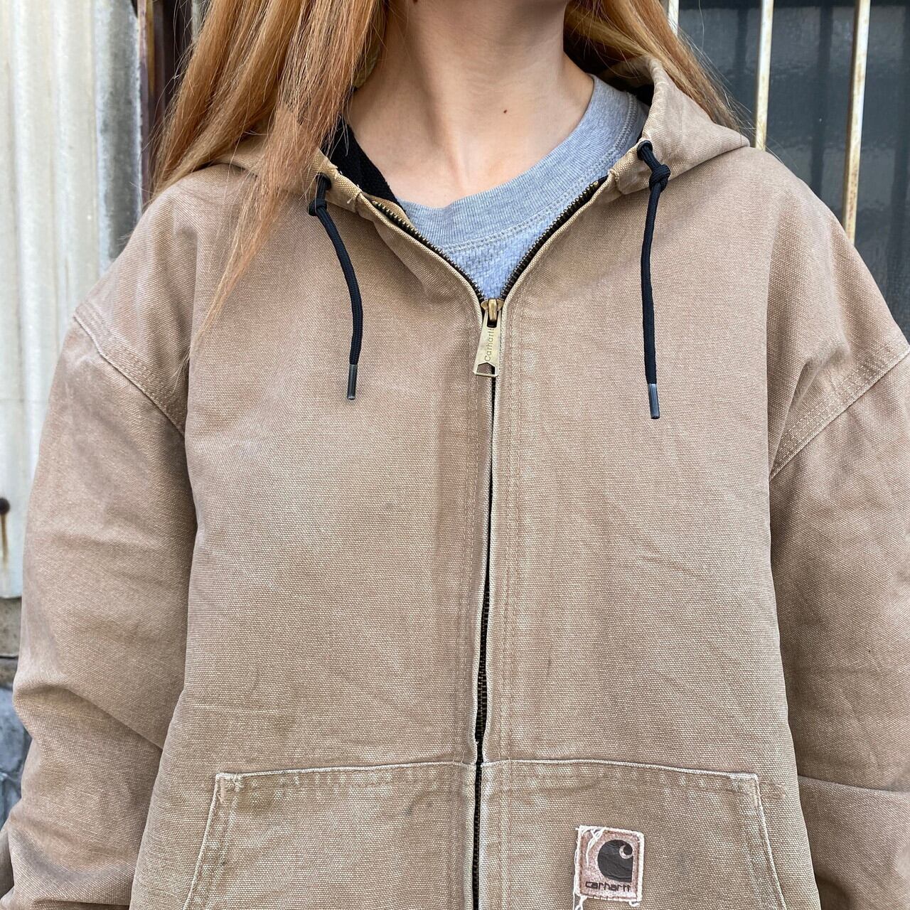 ビッグサイズCarhartt カーハート アクティブジャケット ダック地