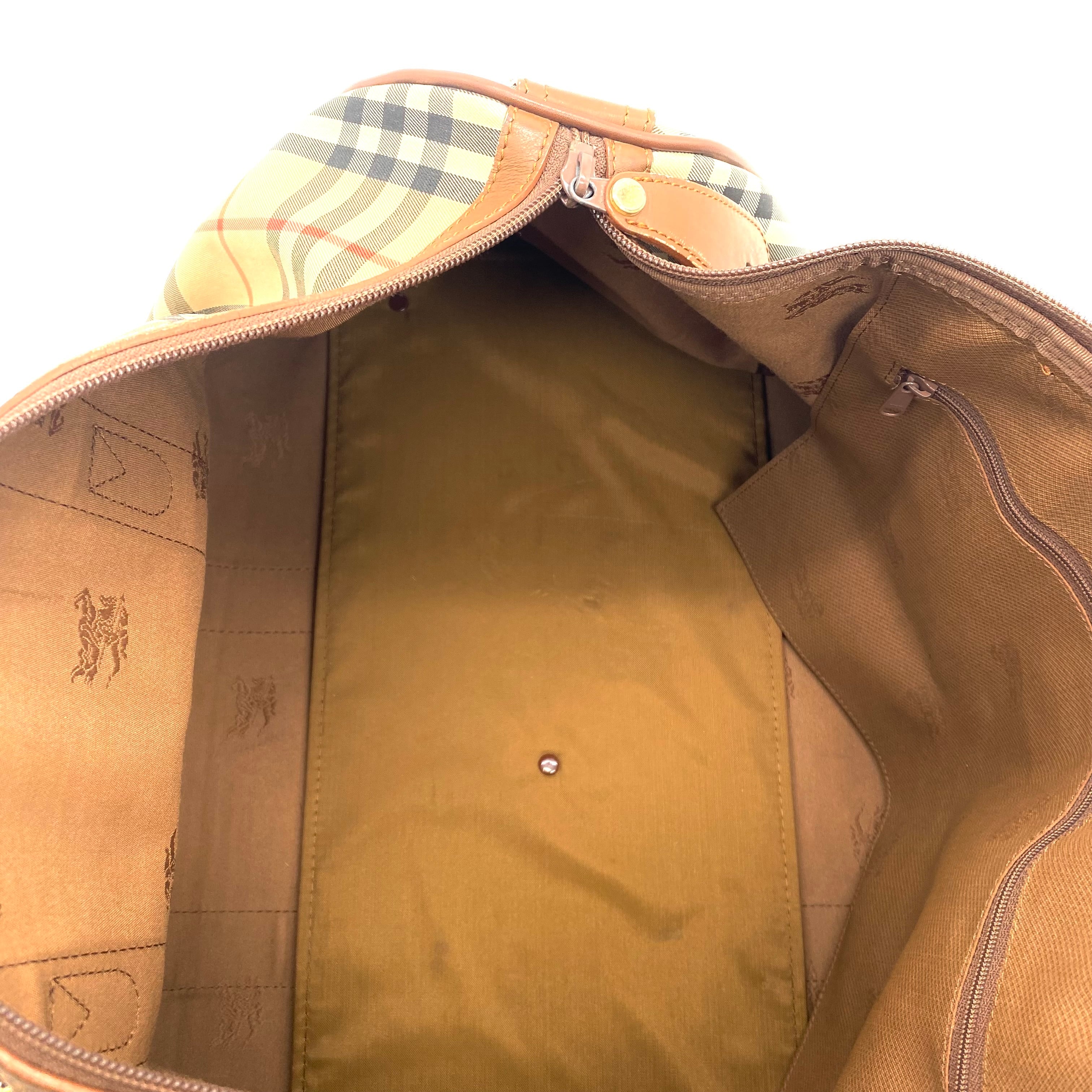 Vintage Burberrys Boston Bag Nova Check / ヴィンテージ バーバリー