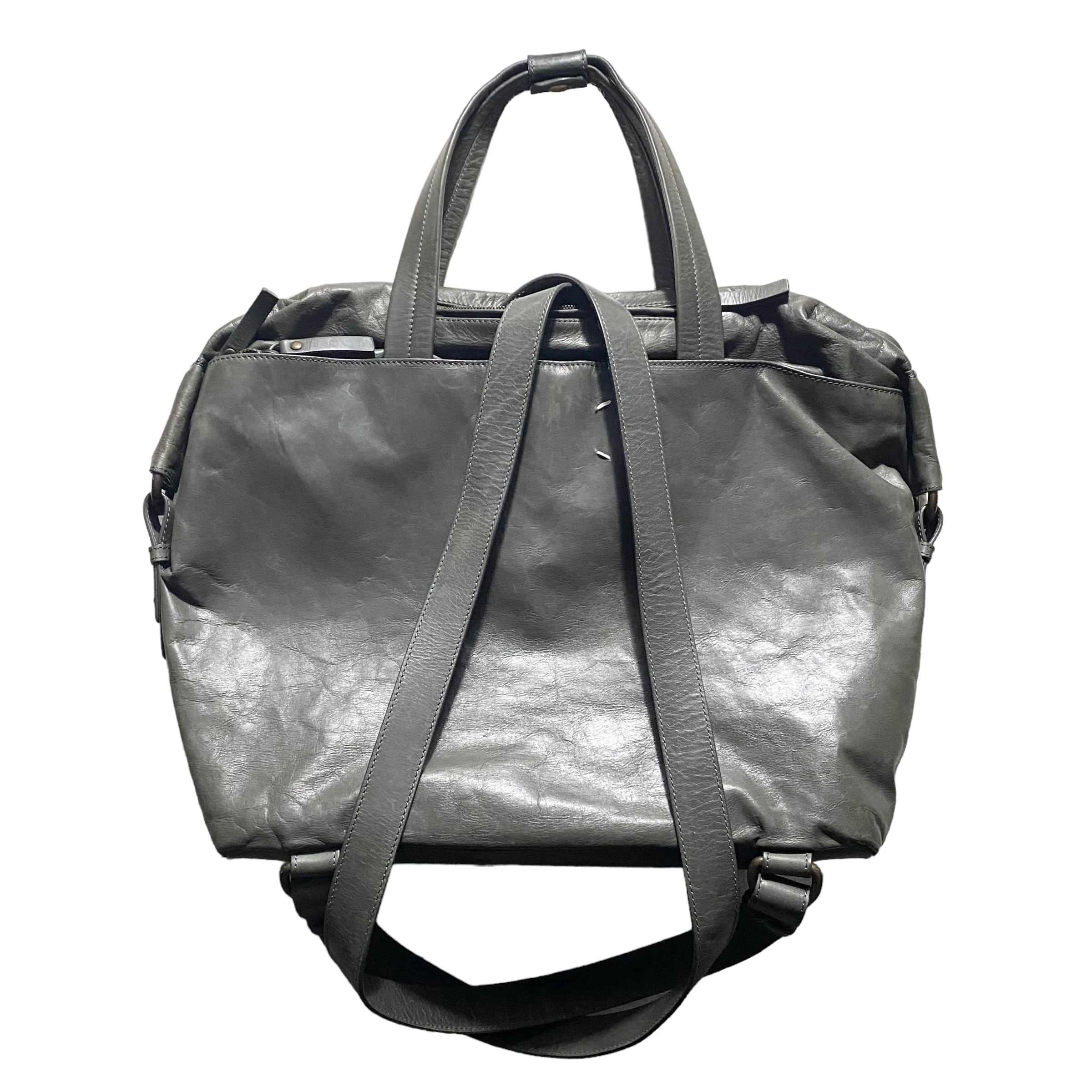 MAISON MARGIELA leather sailor bag | NOIR ONLINE