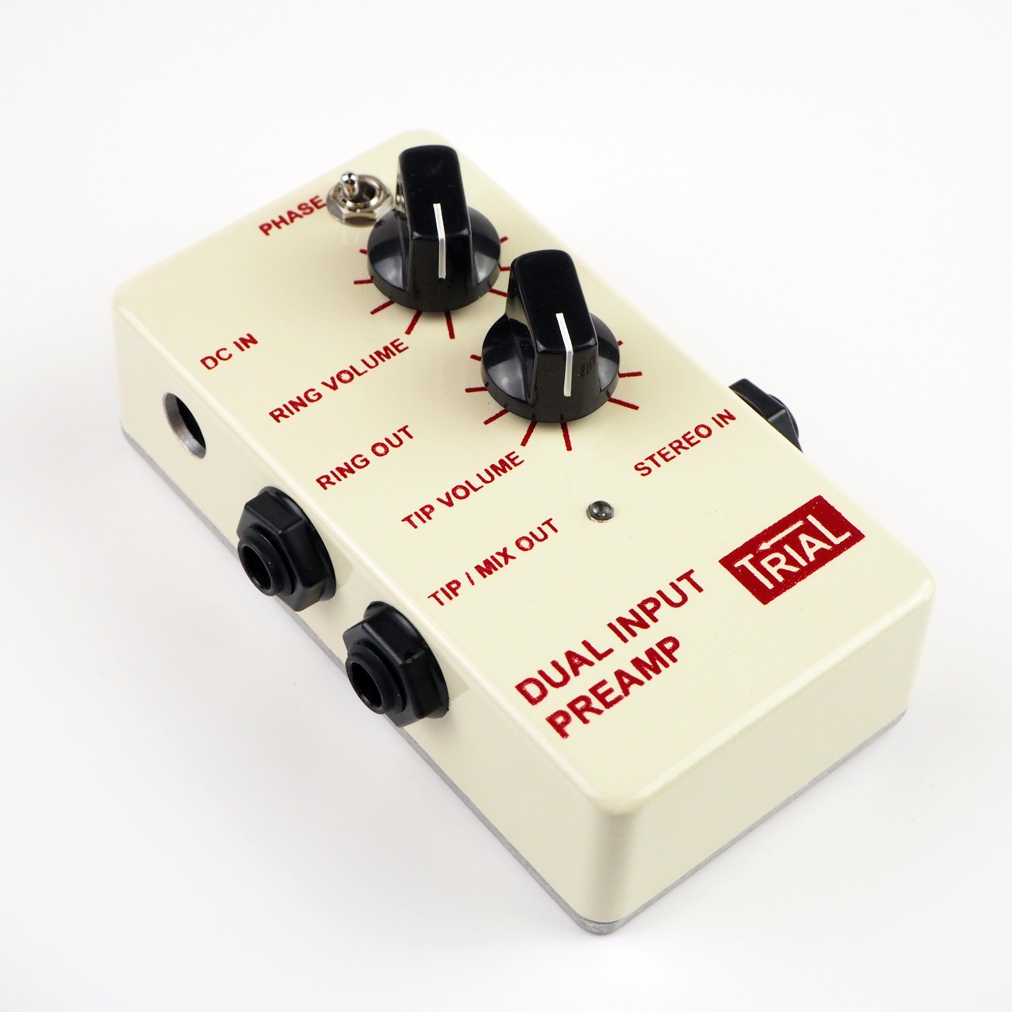TRIAL DUAL INPUT PREAMP [Acoustic Preamp] | 高早楽器技術 / TRIAL
