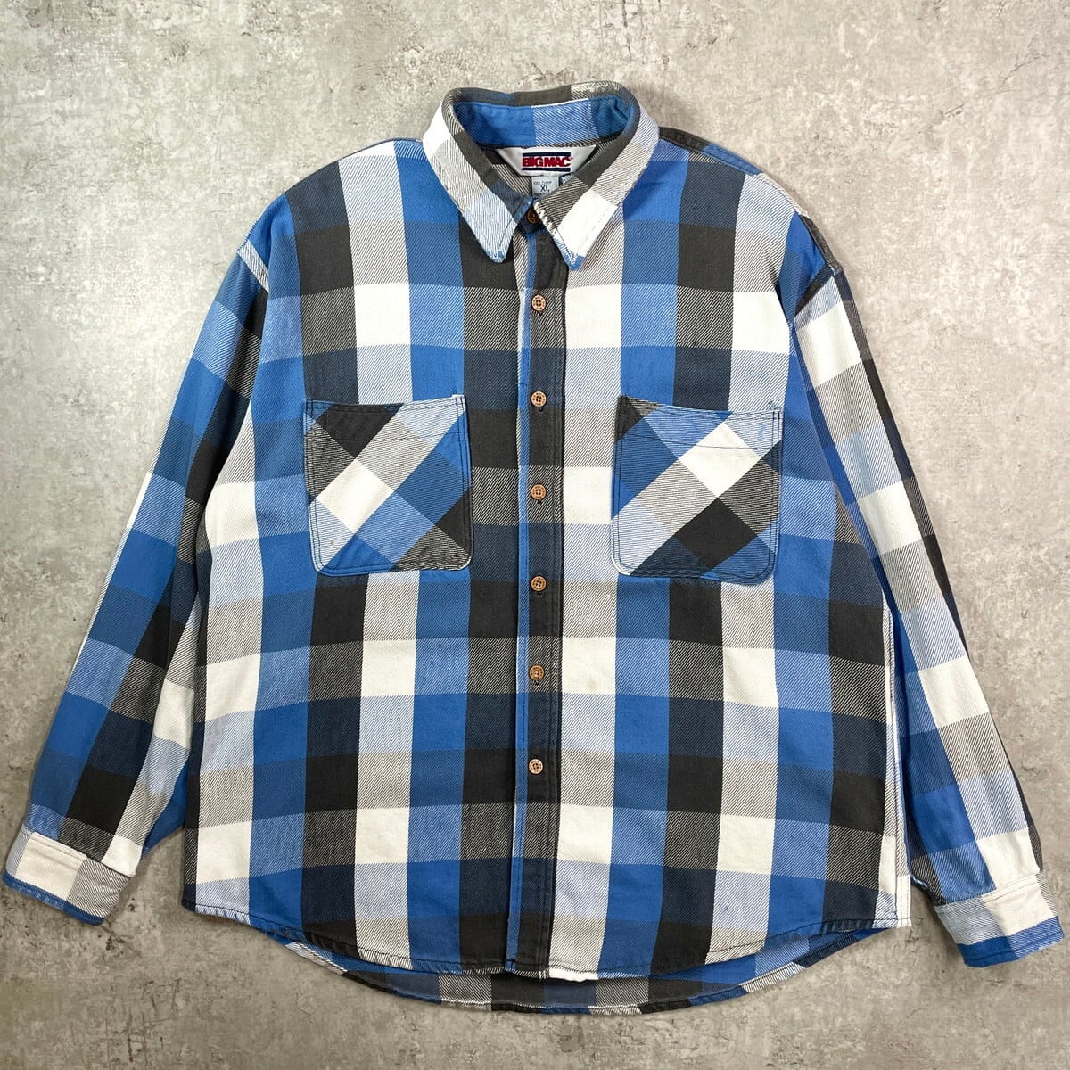 80年代 USA製 BIG MAC ビッグマック ブロックチェック ヘビー