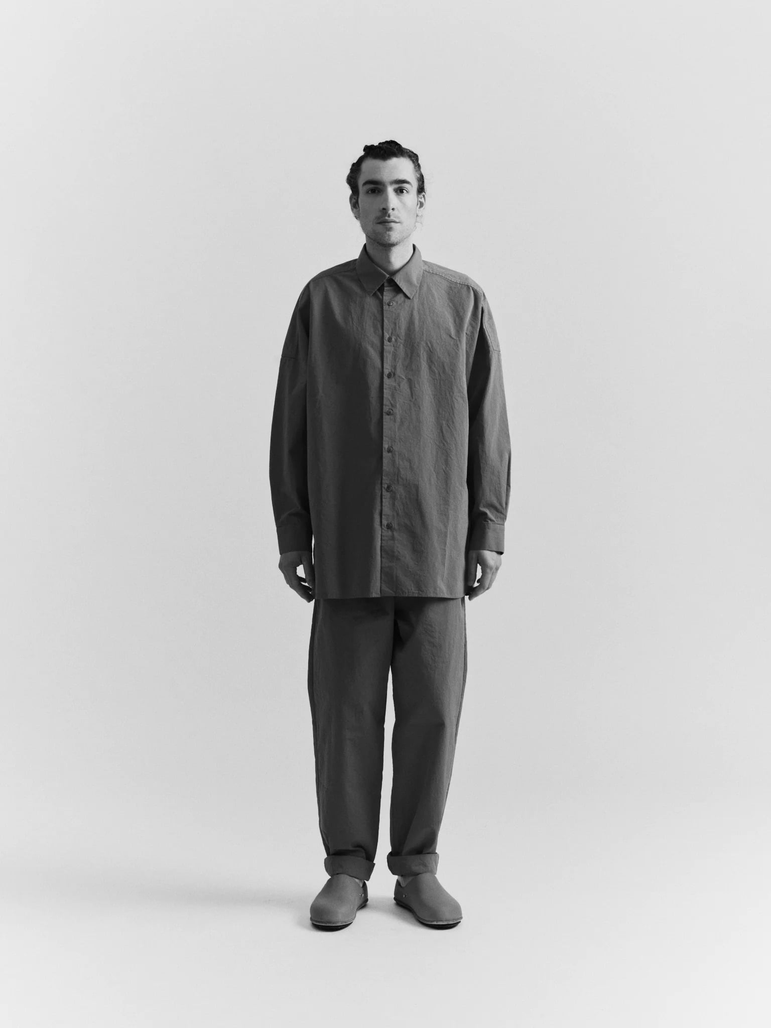 CASEY CASEY SAINT LOUIS SHIRT BLACK 24HC274 | BEST PACKING STORE