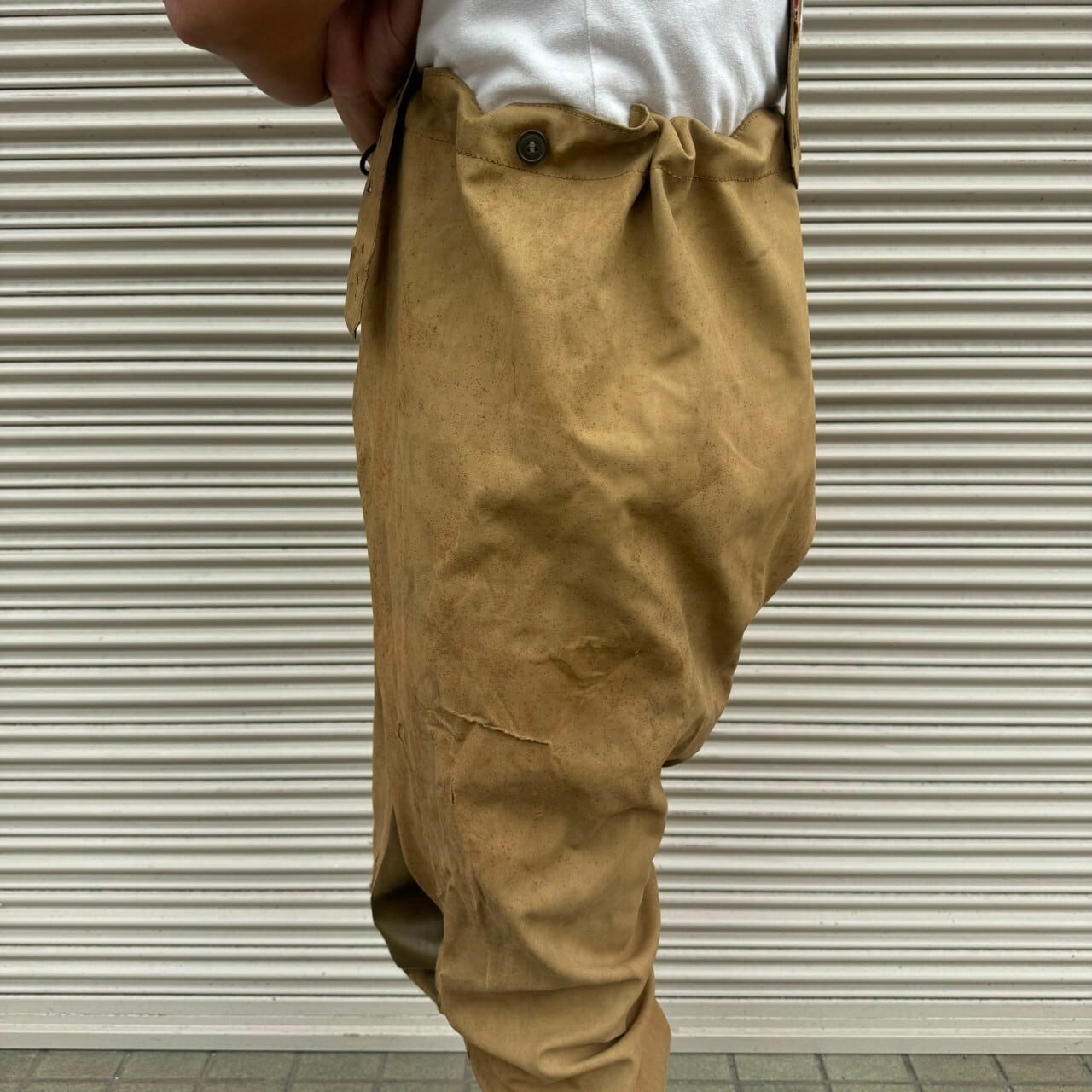 USA製 貴重 50s HODGMAN ゴム引き Converse オーバーオール 防水