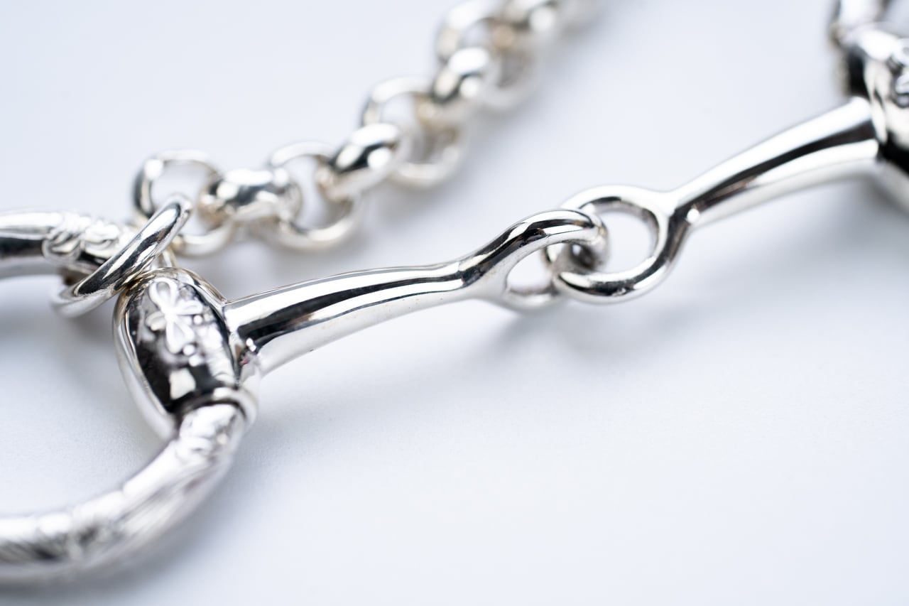 BN-081 Horse bit bracelet (M) | WAKAN SILVER SMITH online store