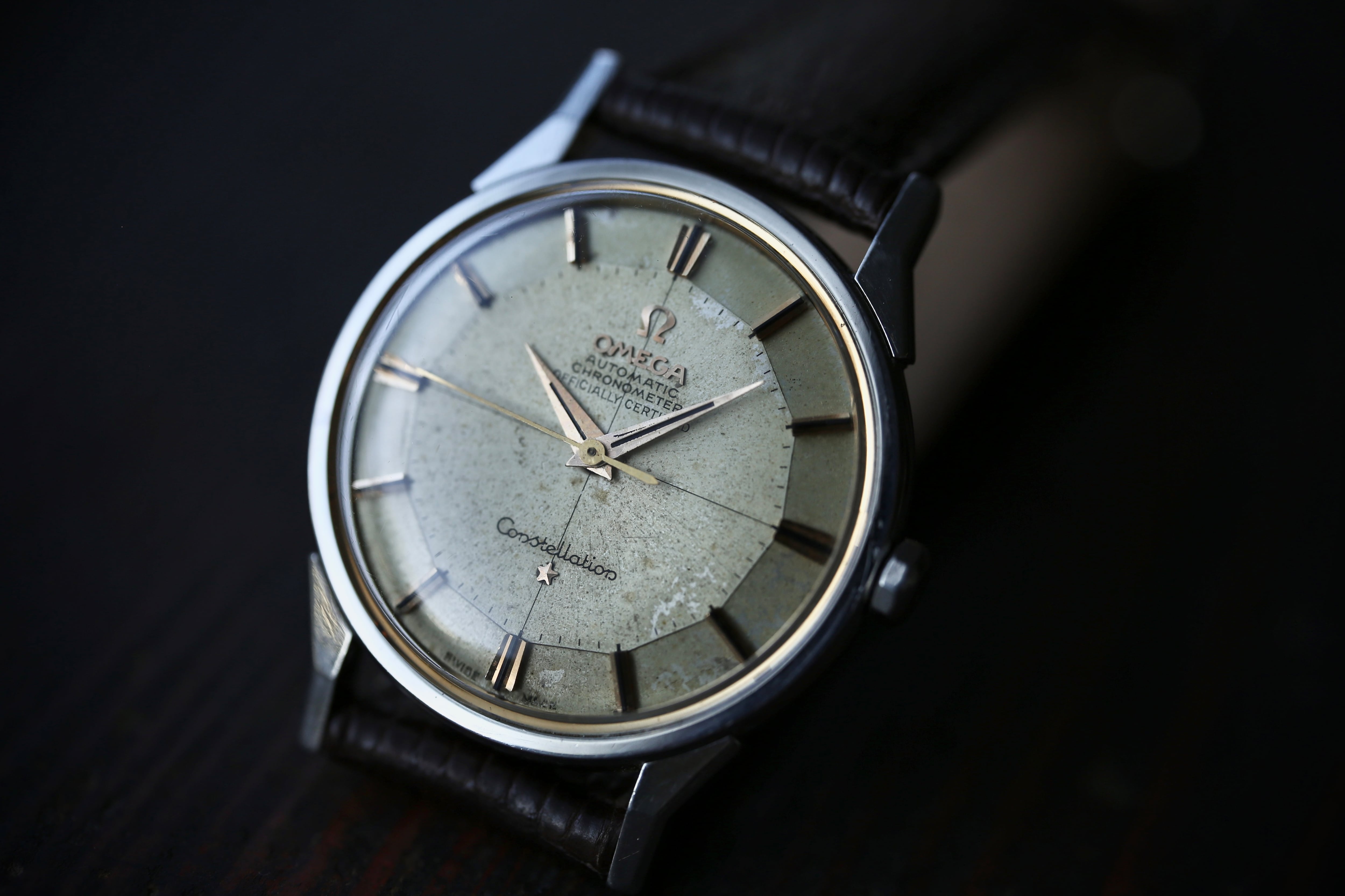OMEGA】 1962年製 オメガ コンステレーション 12角 ノンデイト バイ