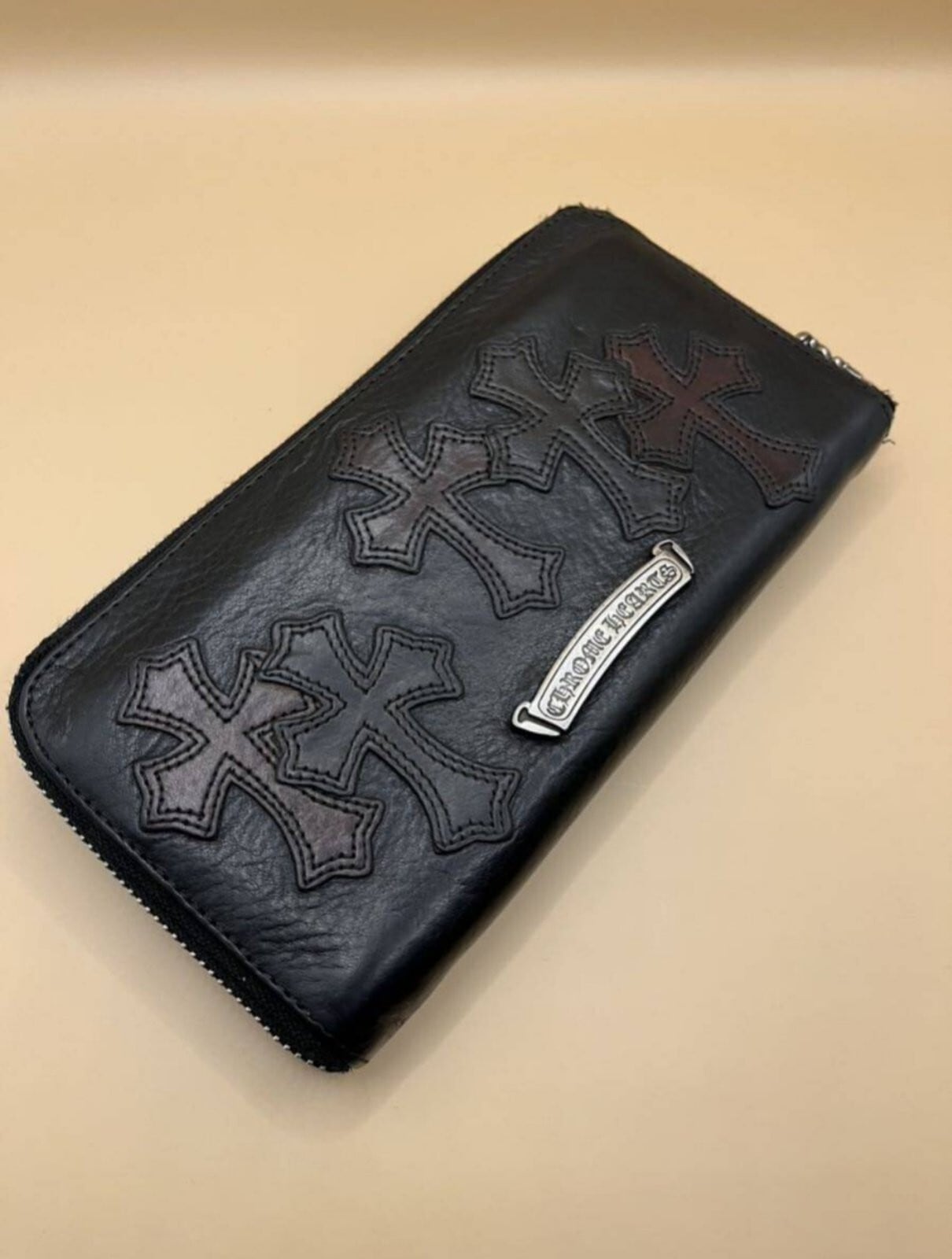 CHROME HEARTS クロムハーツ REC F ZIP ウォレット 長財布 ラウンド