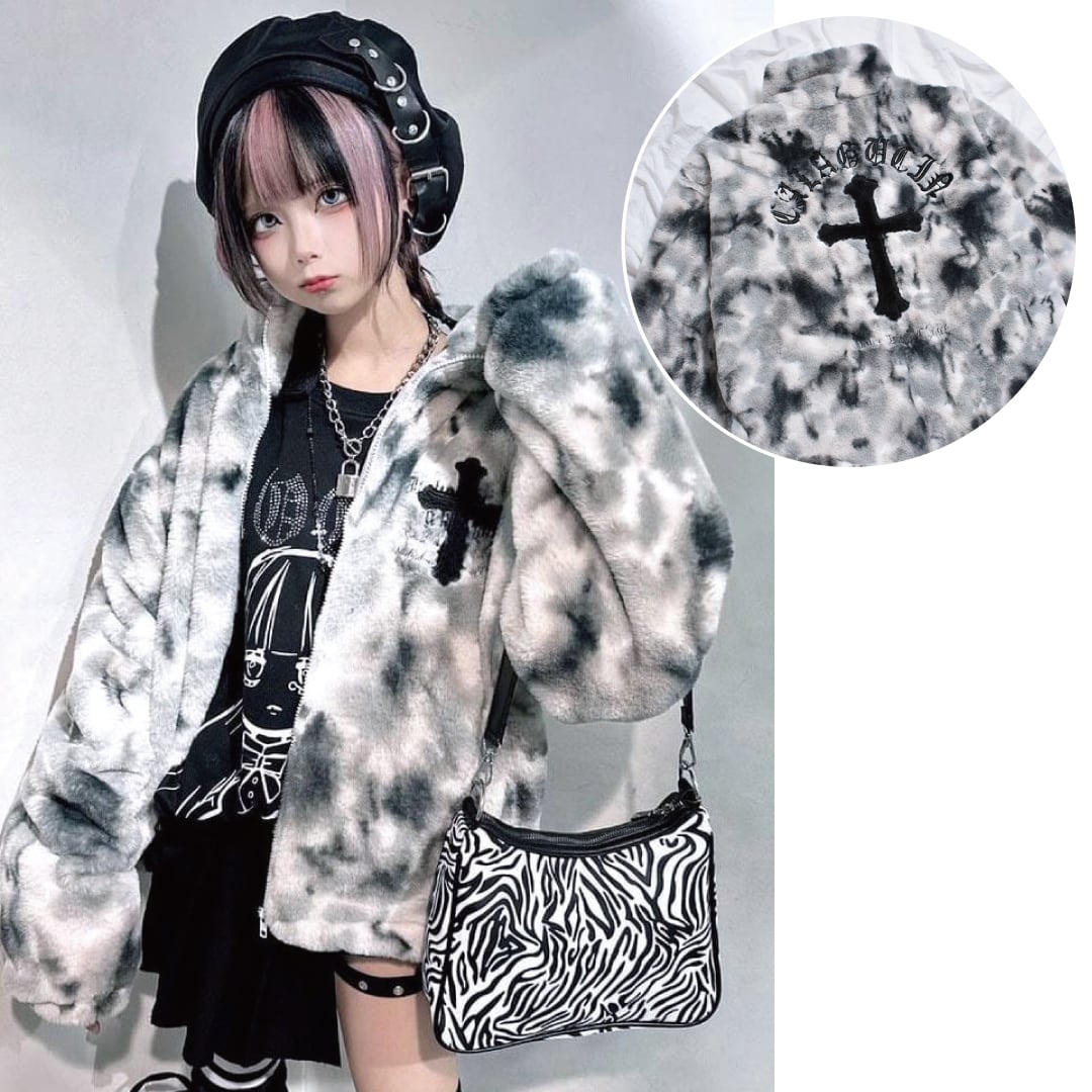 ふわもこ MIXクロスBIGファーブルゾン | VOLCAN&APHRODITE