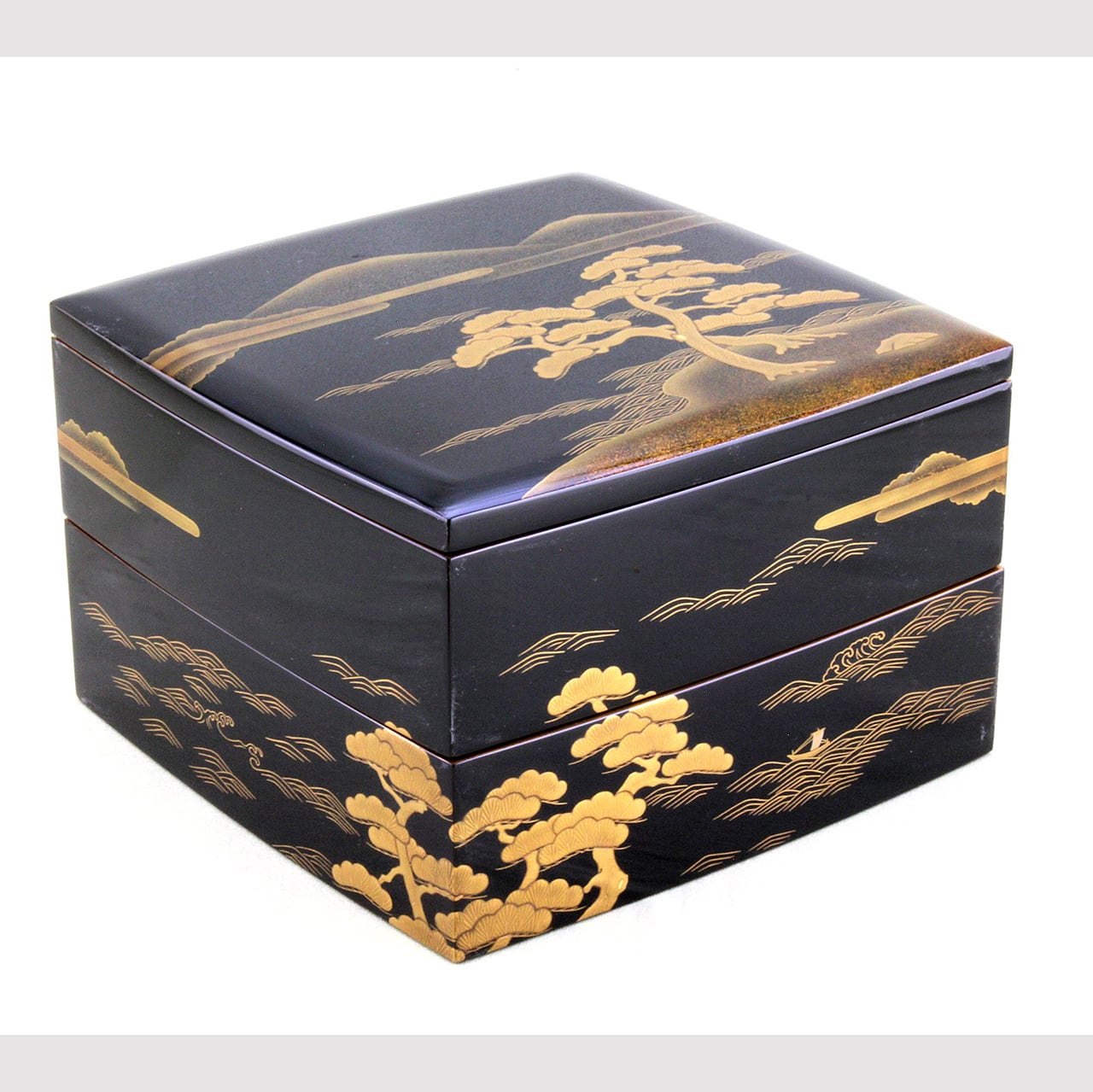 4 輪島塗 二段重／松島蒔絵 | 輪島塗 加藤漆器店 公式オンラインショップ