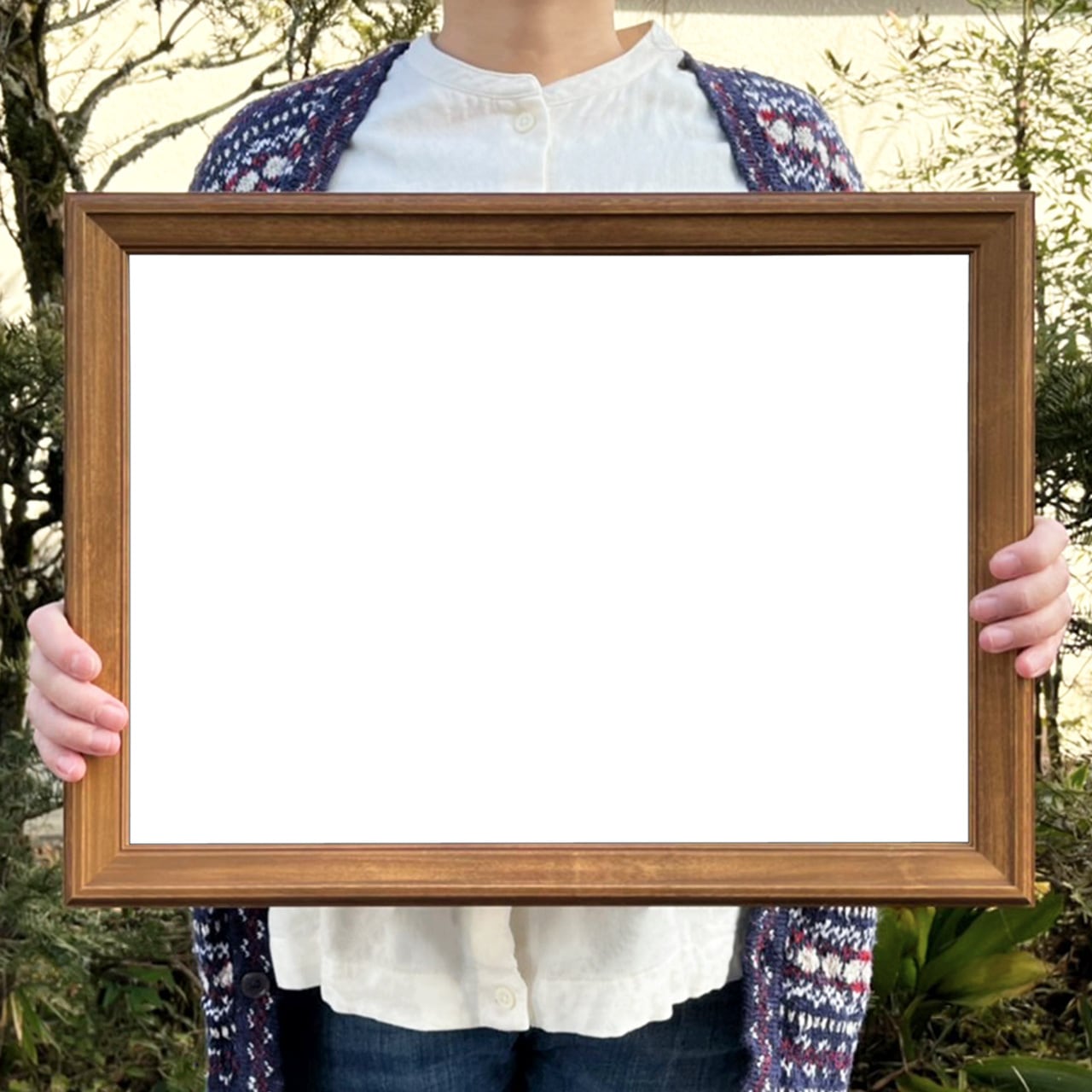 額縁 木製フレーム A3 | 似顔絵 ウェルカムボード Koyori Illustration