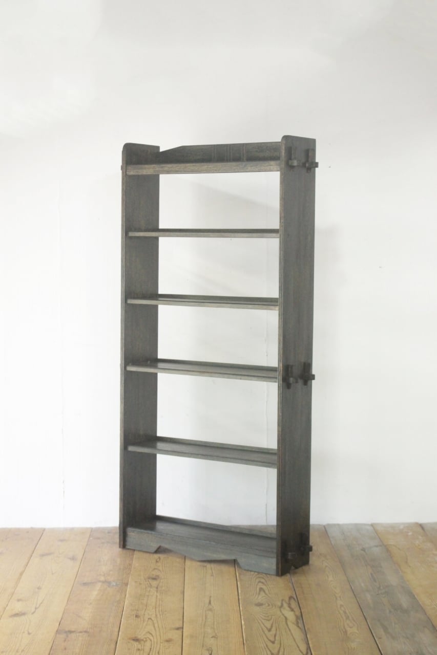 レトロ 楔本棚 くさび ブックシェルフ オープンシェルフ ラック 飾り棚