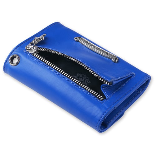 CHROME HEARTS クロムハーツ Wallet ウォレット 財布 レザー】ウェーブ