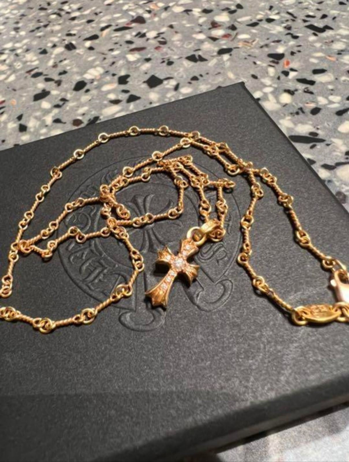 CHROME HEARTS クロムハーツ 22k ベビーファット パヴェダイヤ 20