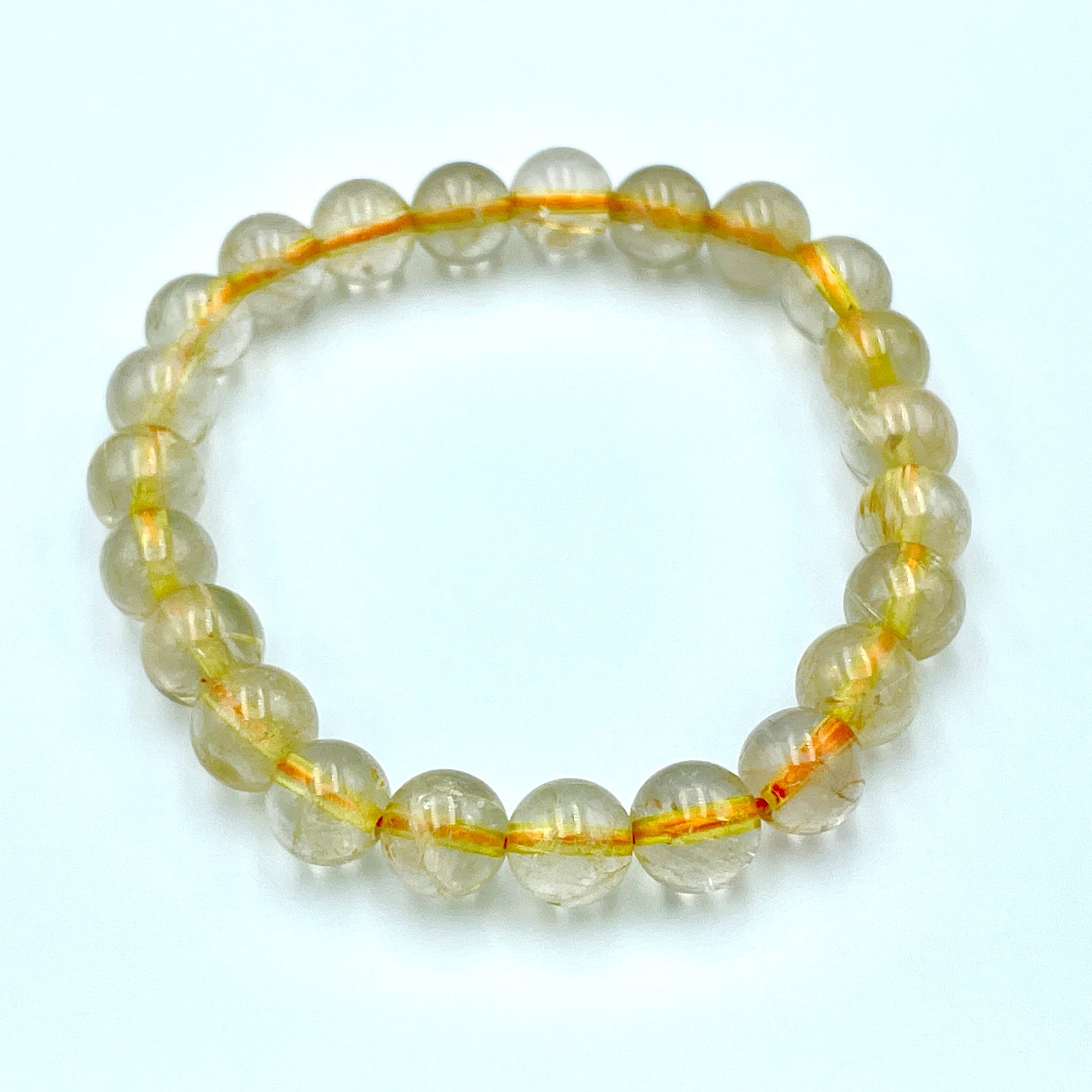 再販2】YouTuberヒカルさん愛用 ルチルクォーツ 天然石ブレスレット