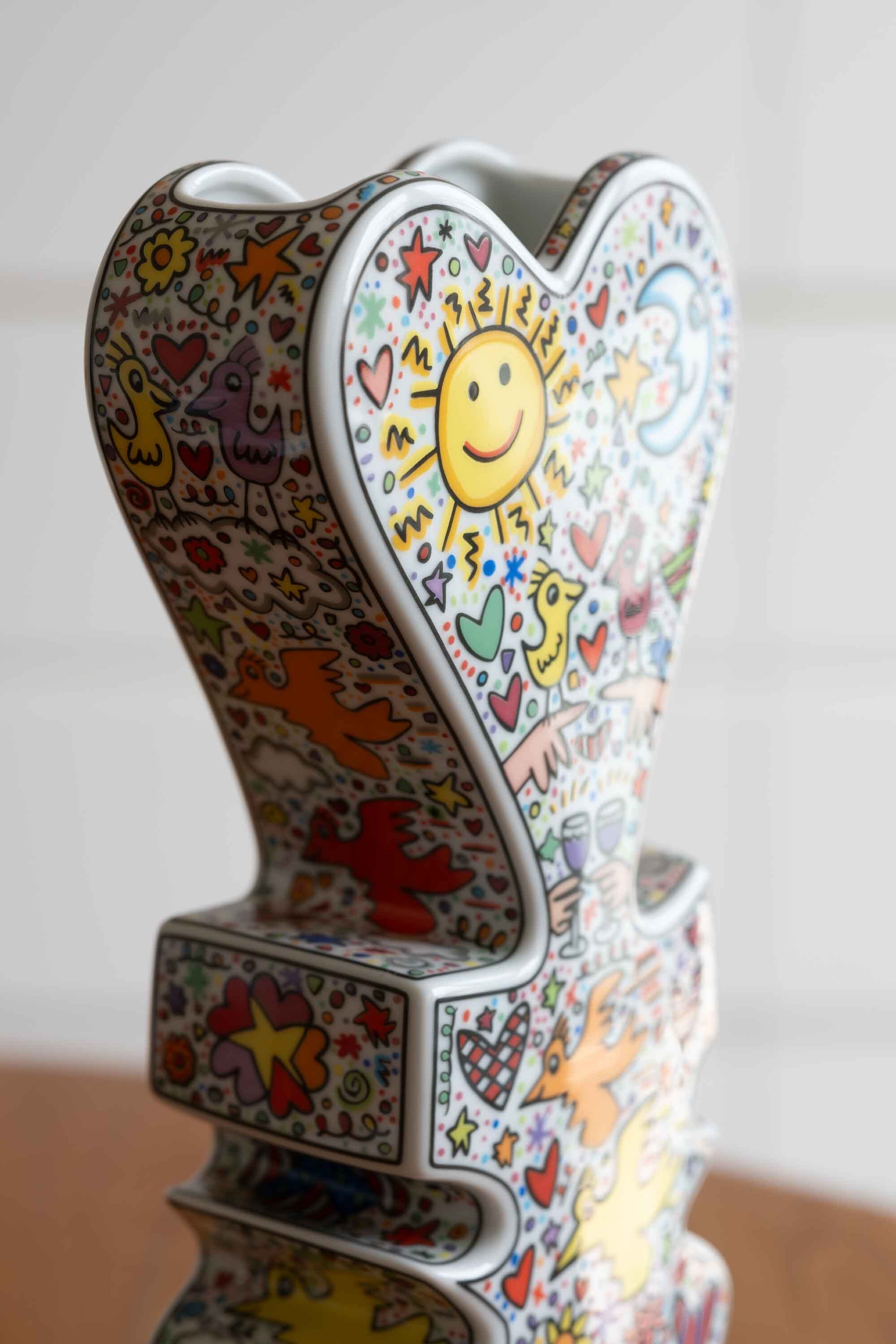 James Rizzi ジェームス・リジィ デザイン Love Vase ドイツ Rosenthal