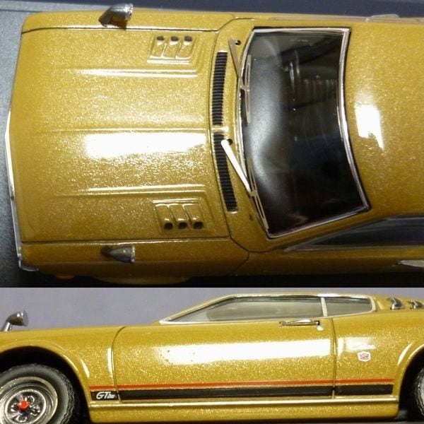 エブロ43258 トヨタ セリカLB 2000GT 1973 (RA25-MQ) 黄土色メタ
