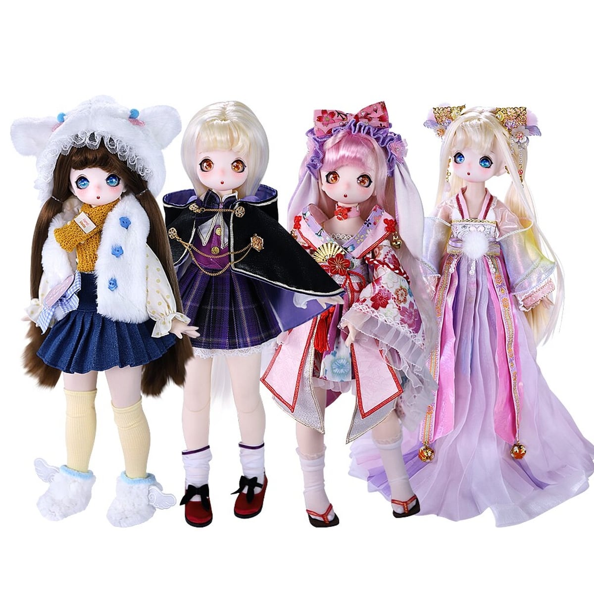 カスタムドール 40cm 1/4 フルセット 球体関節人形 BJD アニメ MSD