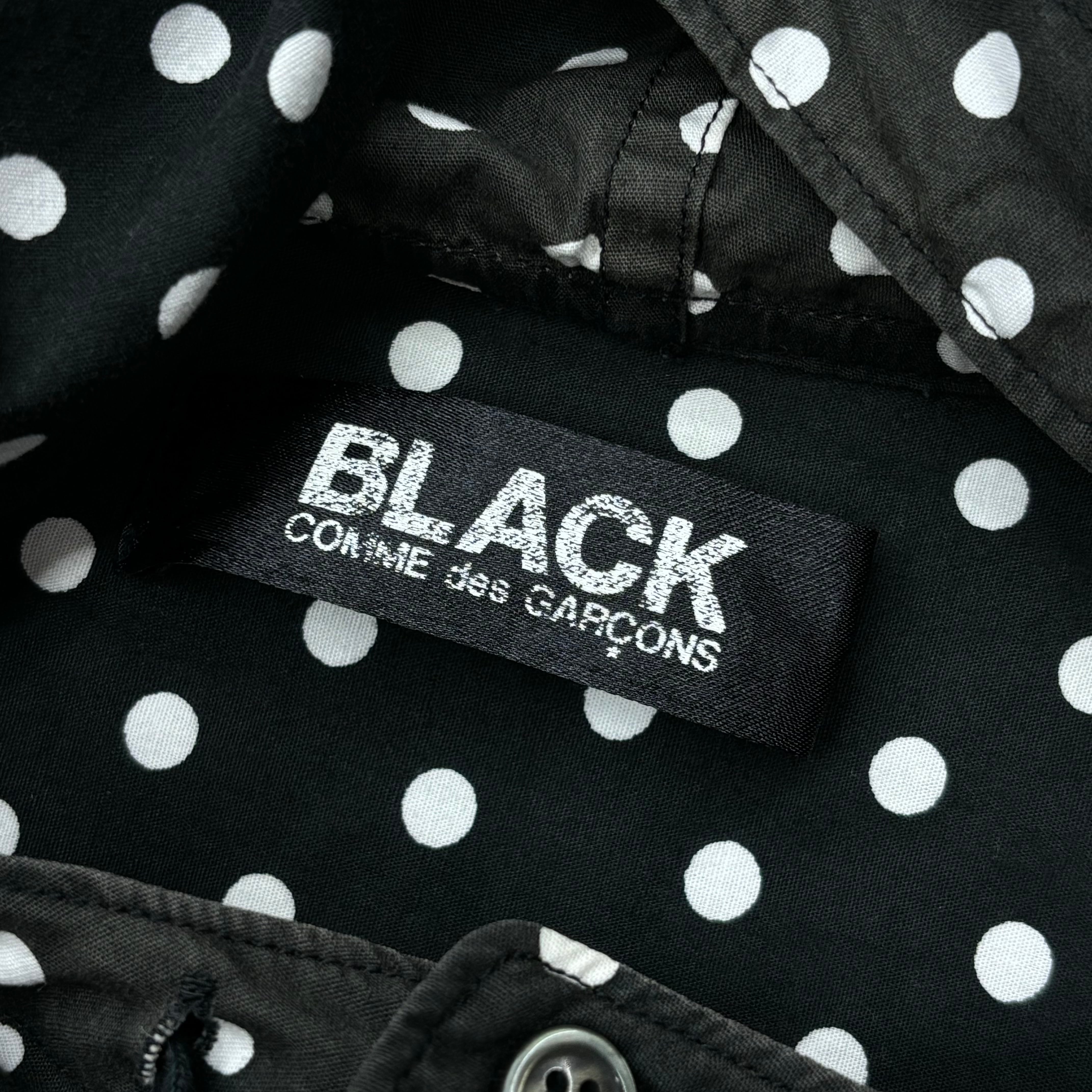 BLACK Comme des Garçons shirt フード付きシャツ コムデギャルソン