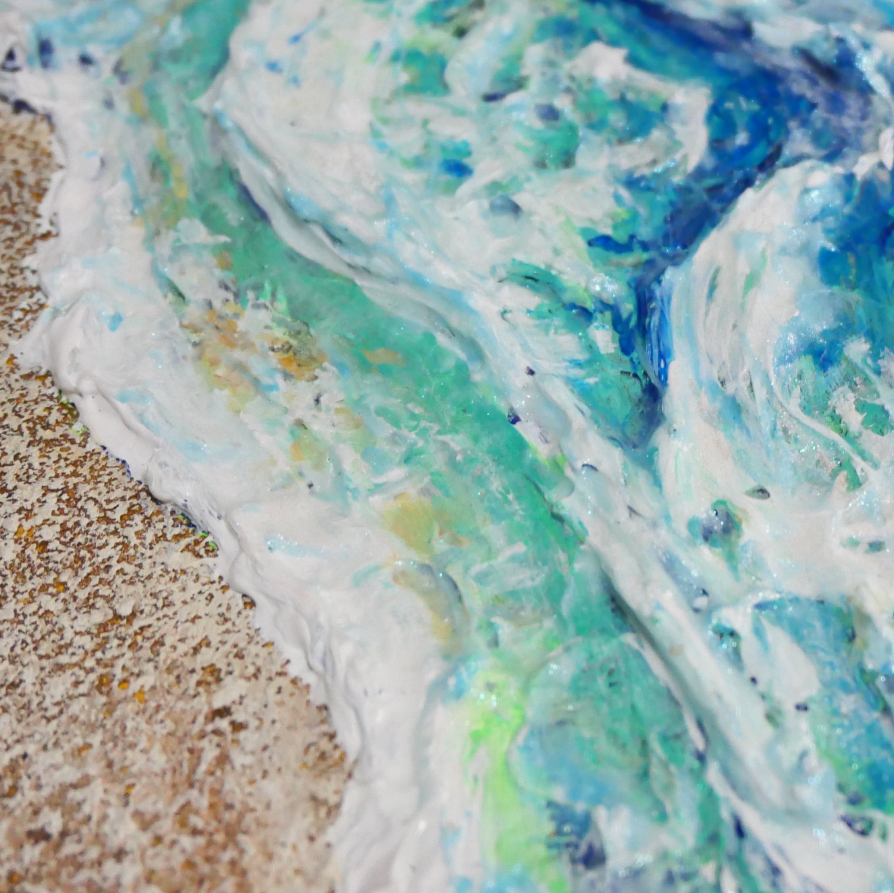 油絵 油彩 油彩画 絵 絵画【波】SM号 | HIROSHI1990